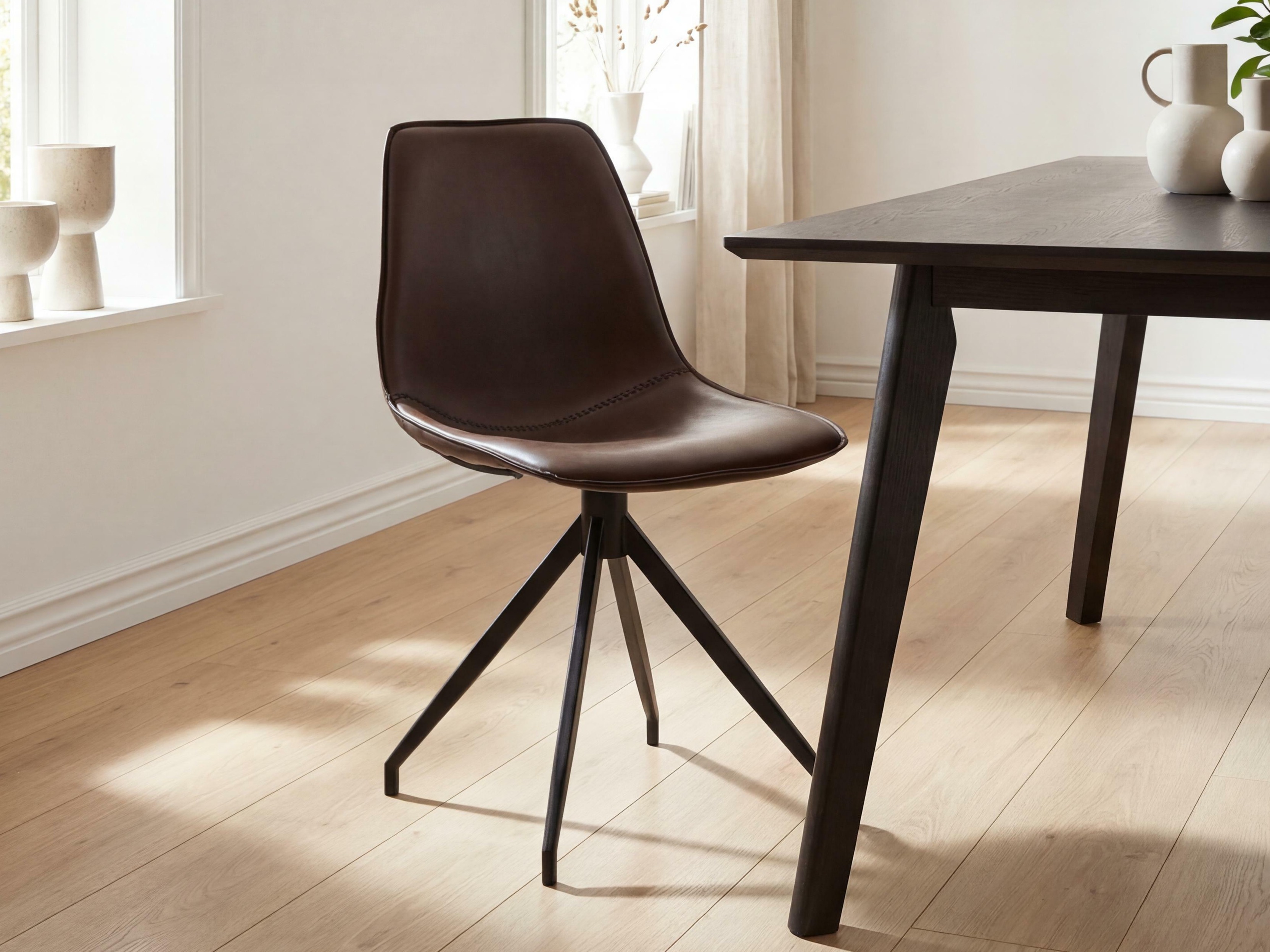 Stol Brea 238 (Temno rjava)