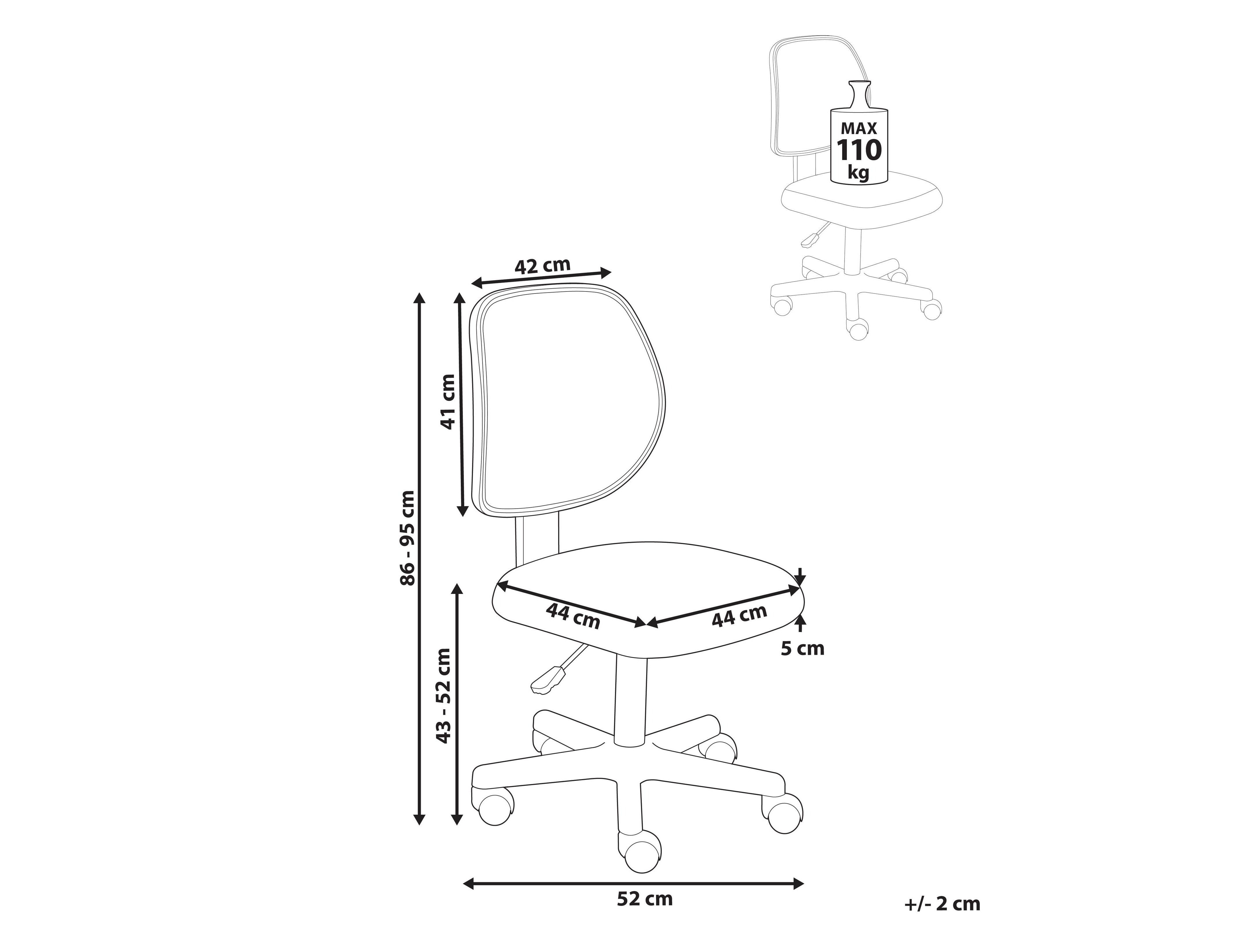 Pisarniški stol Berwyn 2920 (Svetlo siva)