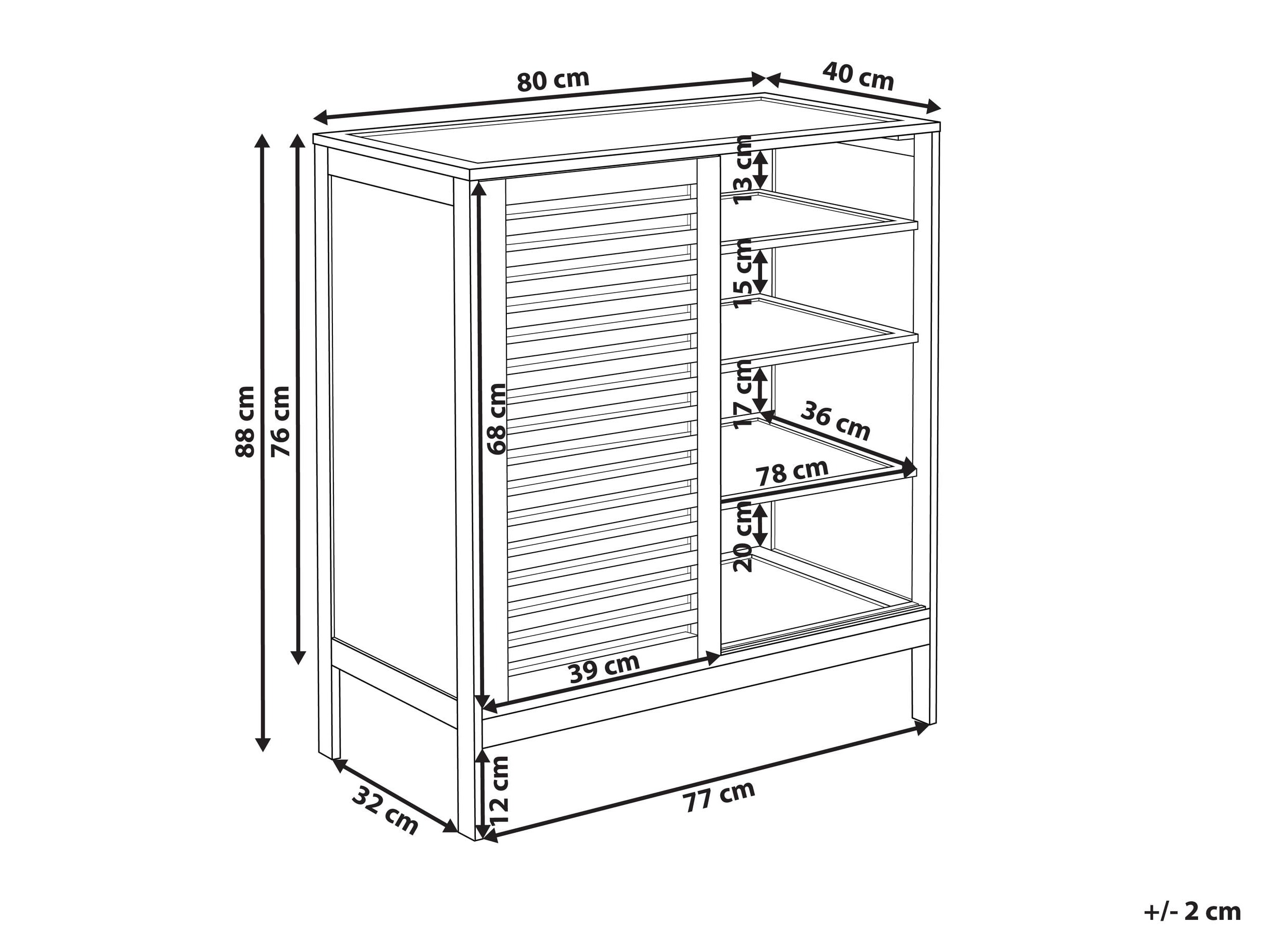Regal za čevlje Berwyn 2921