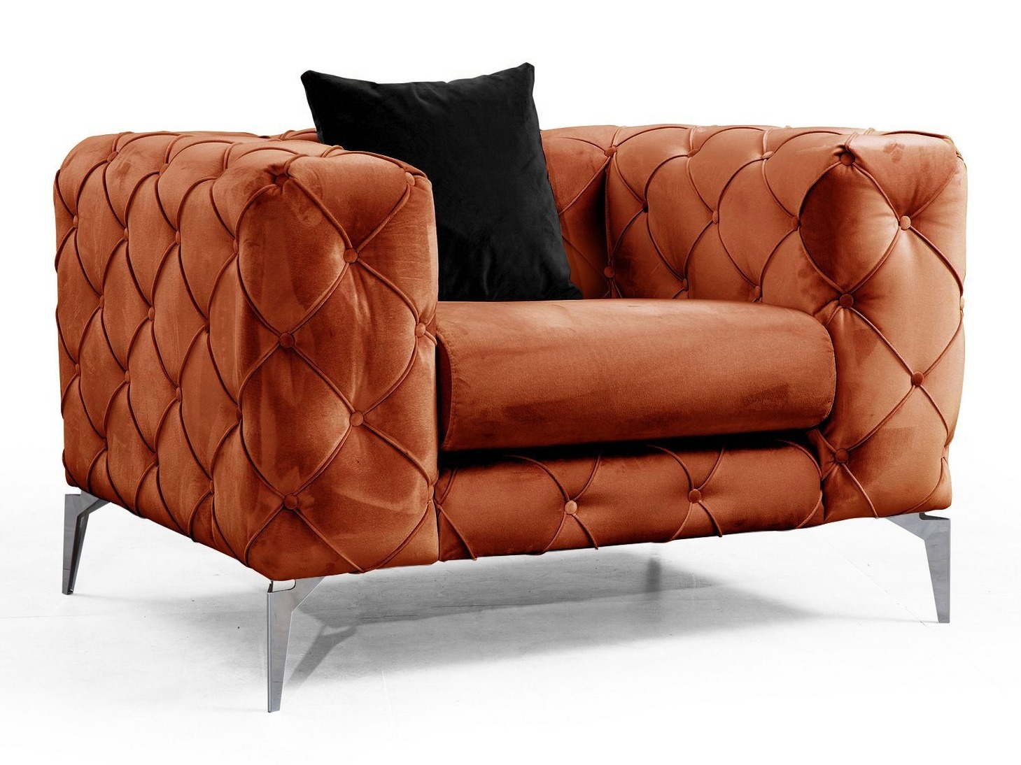 Chesterfield fotelj Altadena 358 (Oranžna)