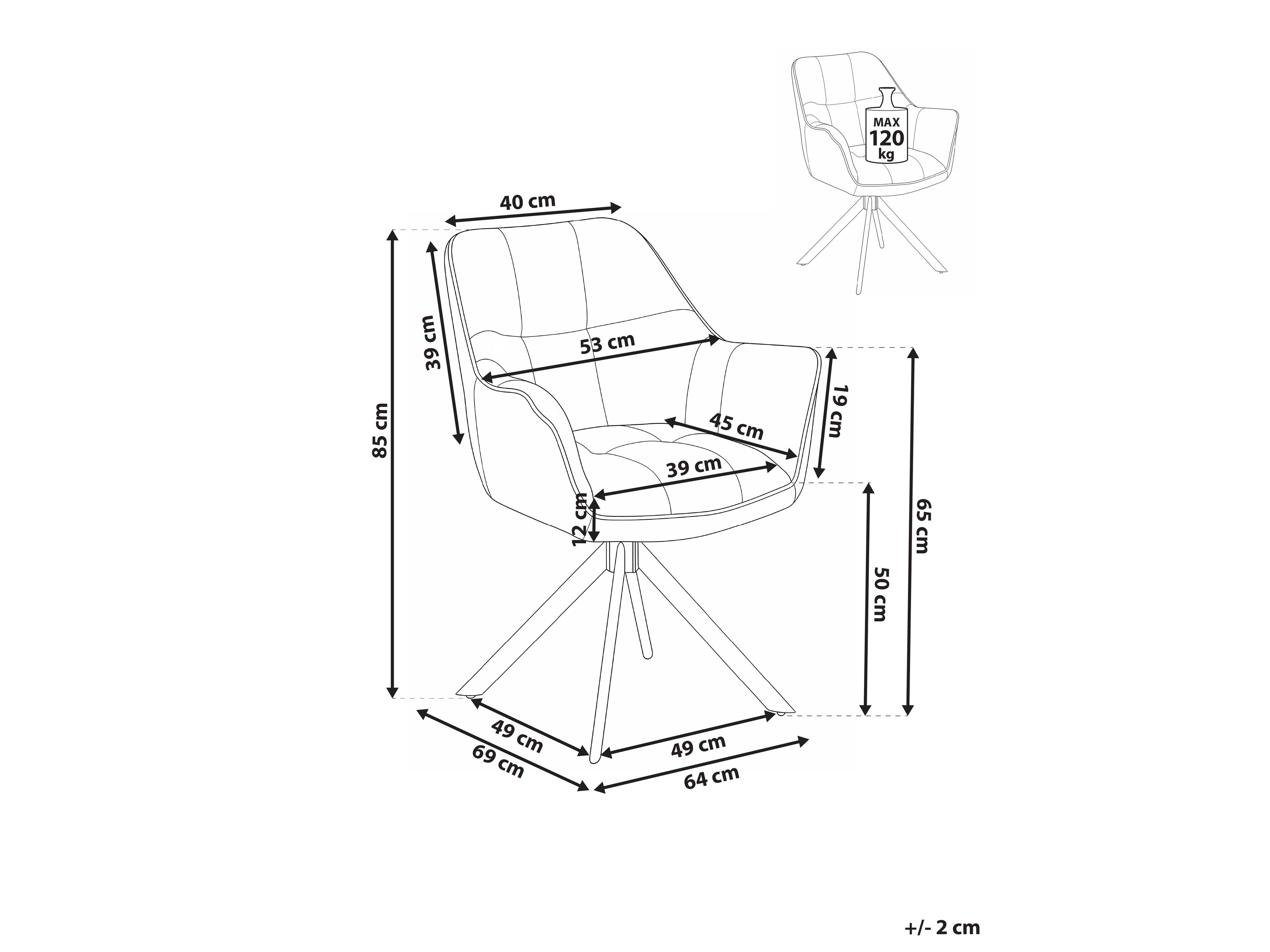 Stol Berwyn 2922 (Svetlo zelena)