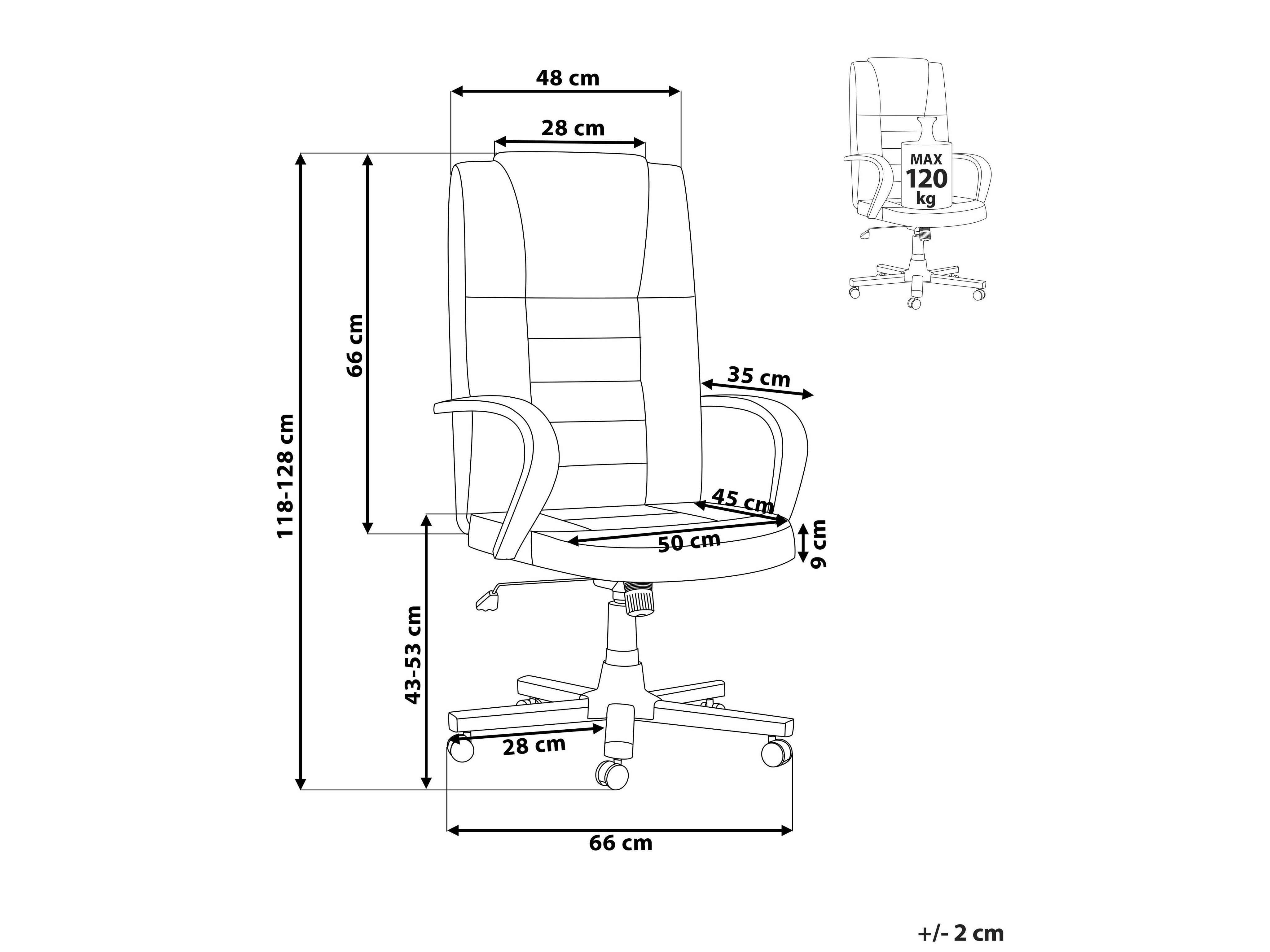 Pisarniški stol Berwyn 855 (Bež)