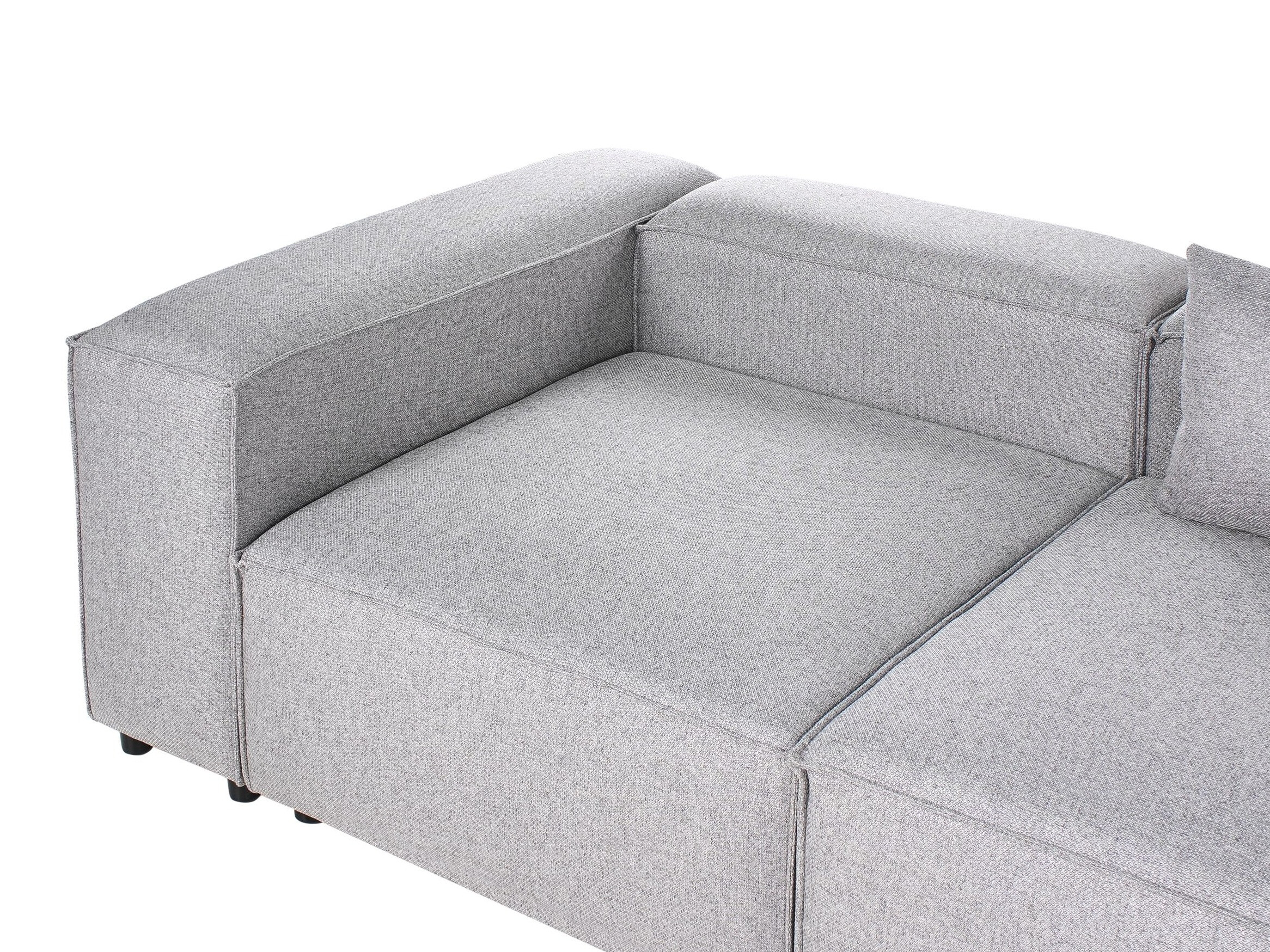 Modularna kotna sedežna garnitura Avialu 100 (Siva)