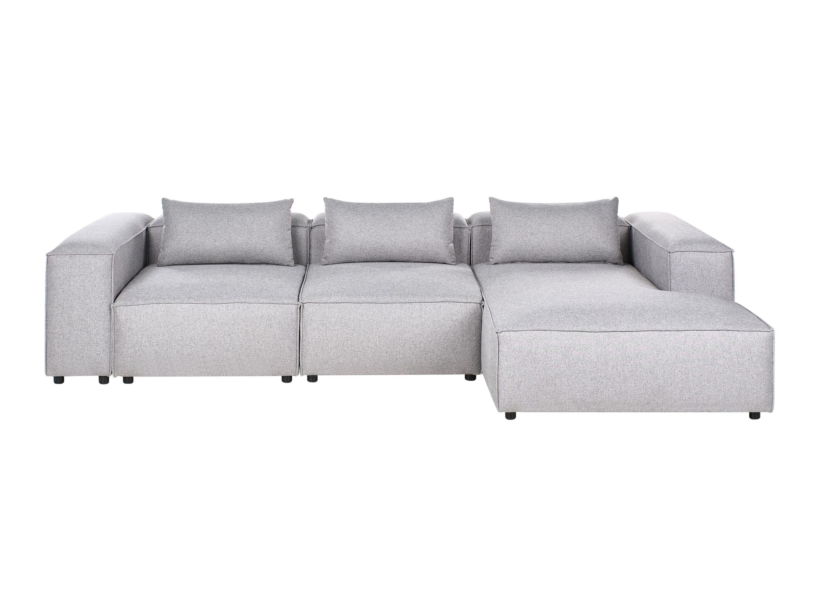 Modularna kotna sedežna garnitura Avialu 100 (Siva)