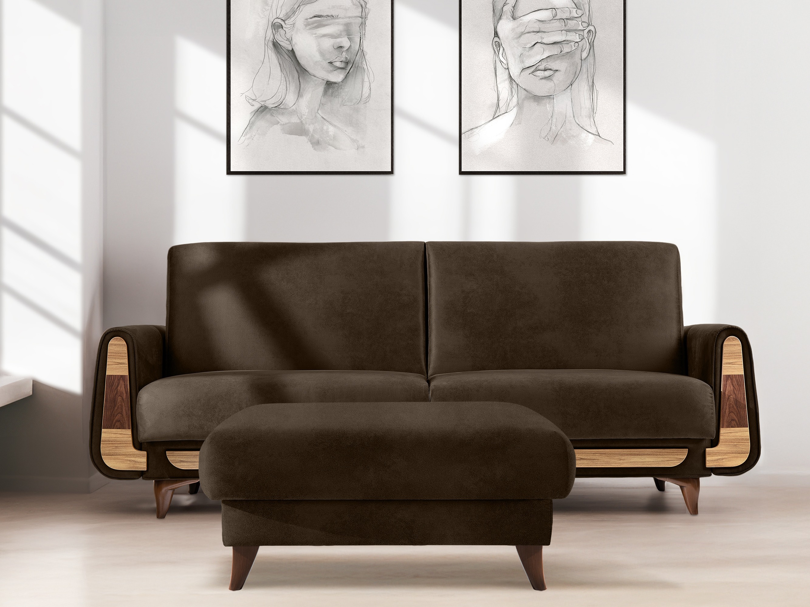 Raztegljiv kavč Temecula 121 (Malta 03)