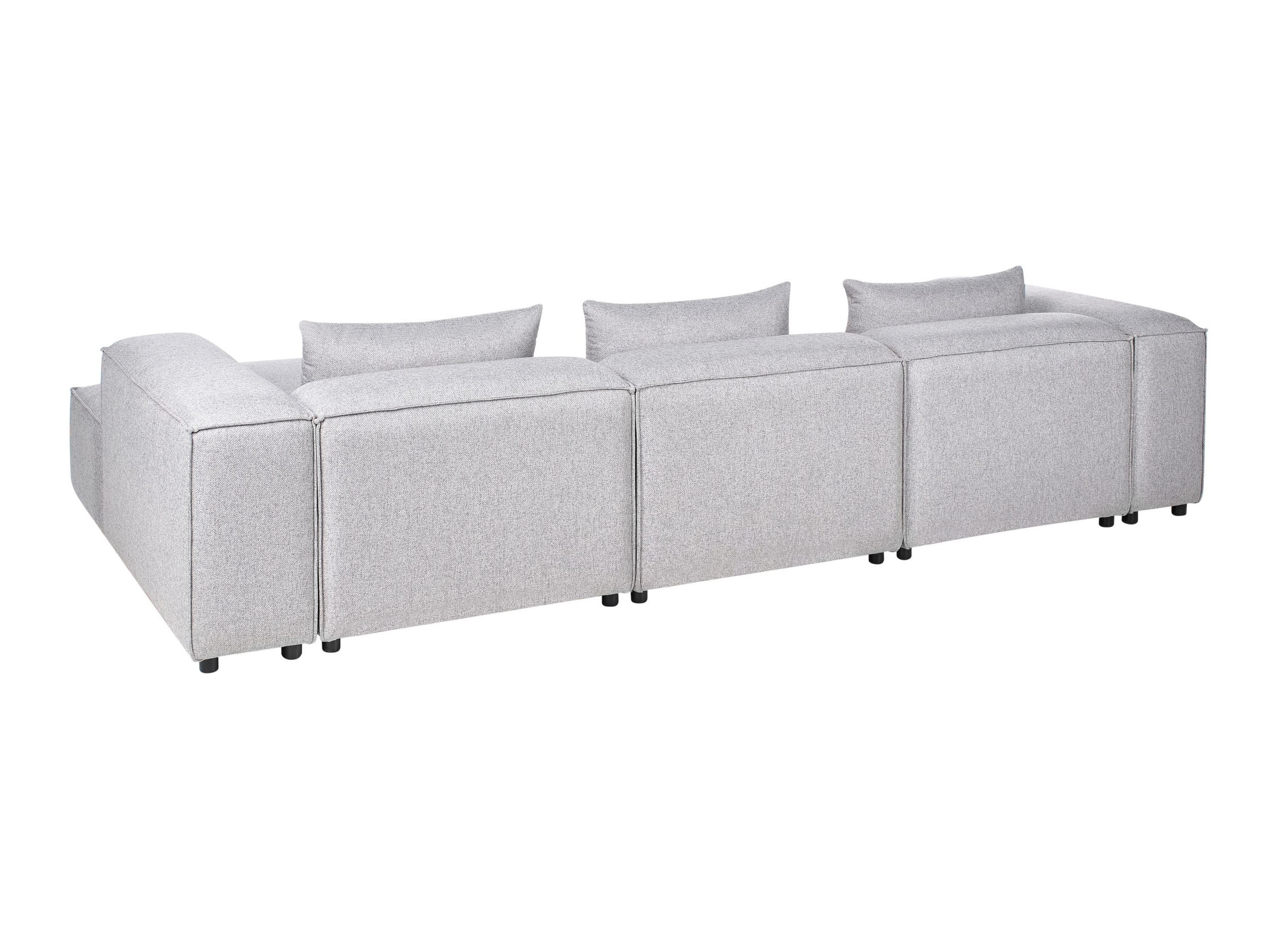 Modularna kotna sedežna garnitura Avialu 100 (Siva)