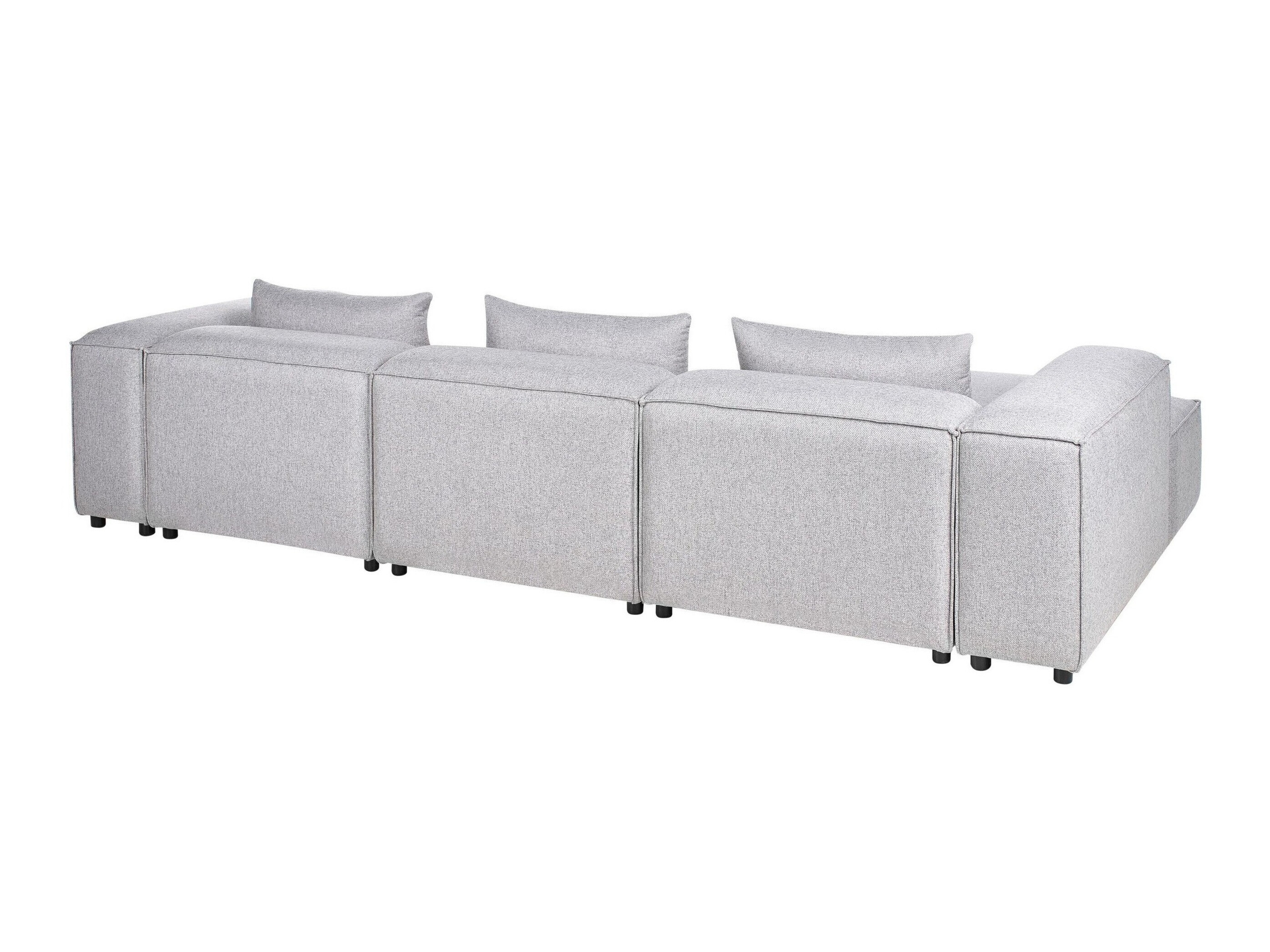 Modularna kotna sedežna garnitura Avialu 100 (Siva)