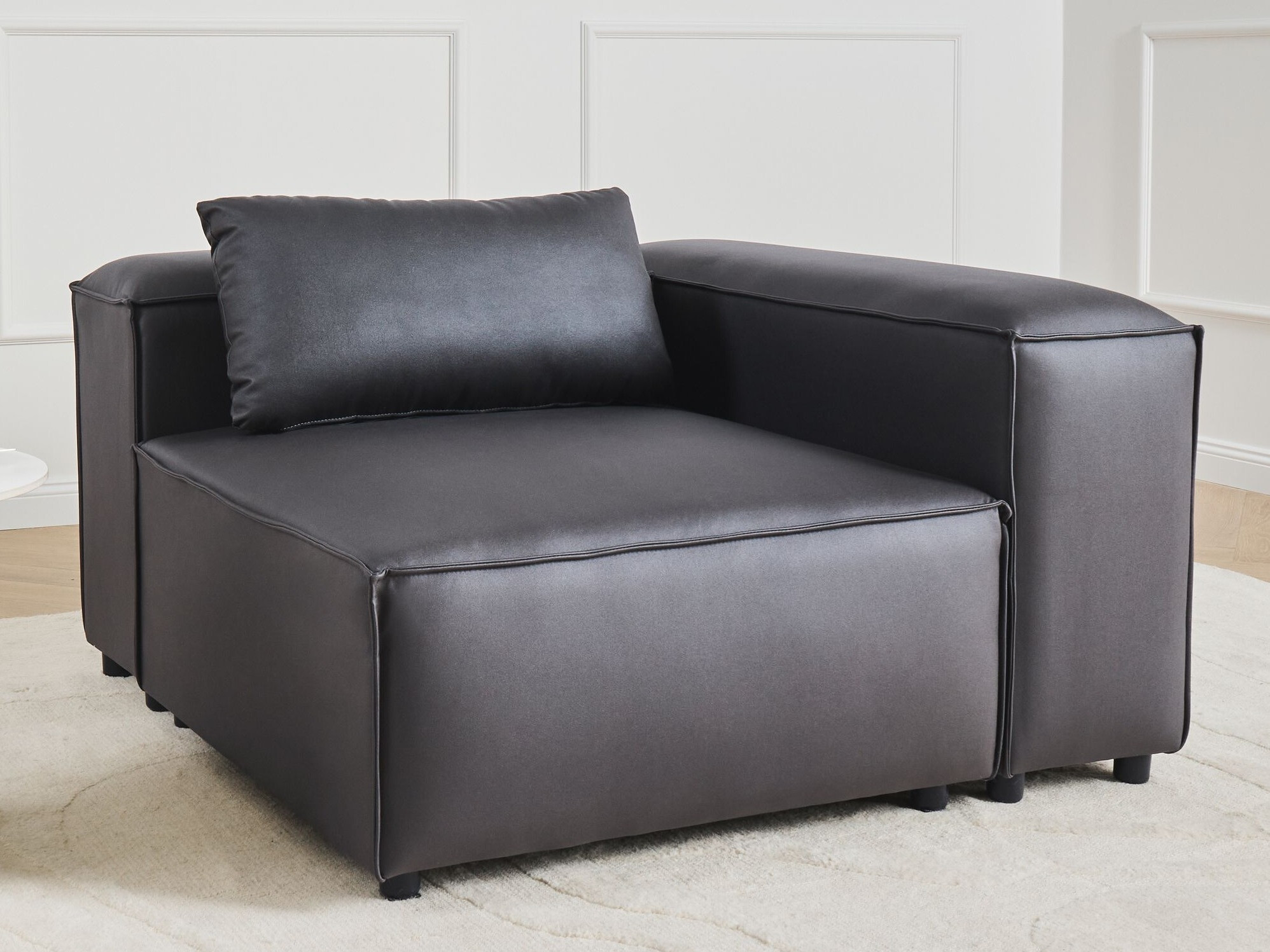 Modularni sedežni element Avialu 104 (Črna)
