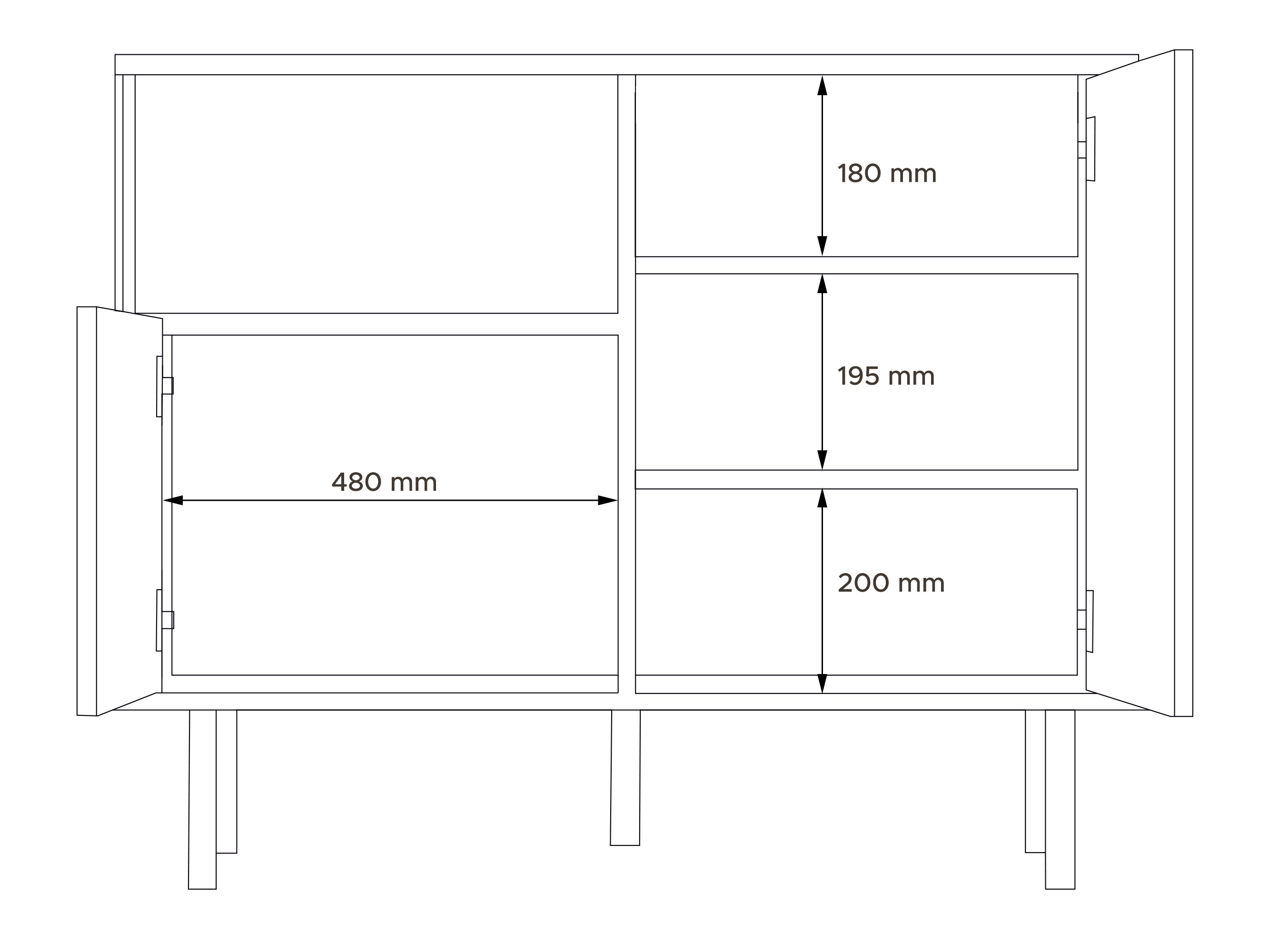 Omarica Corevaru 106 (Črna)
