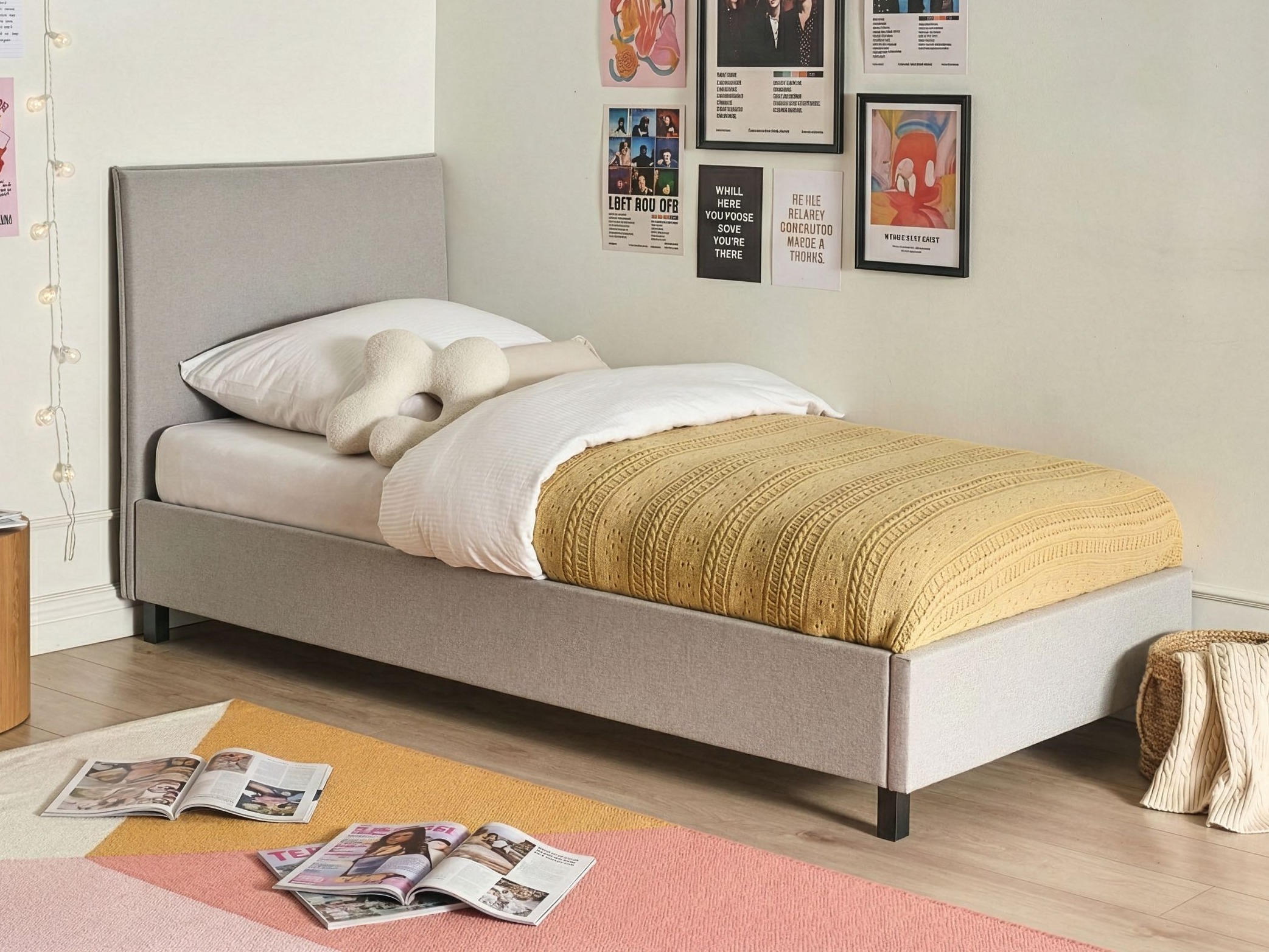 Postelja Berwyn 1121 (Siva)