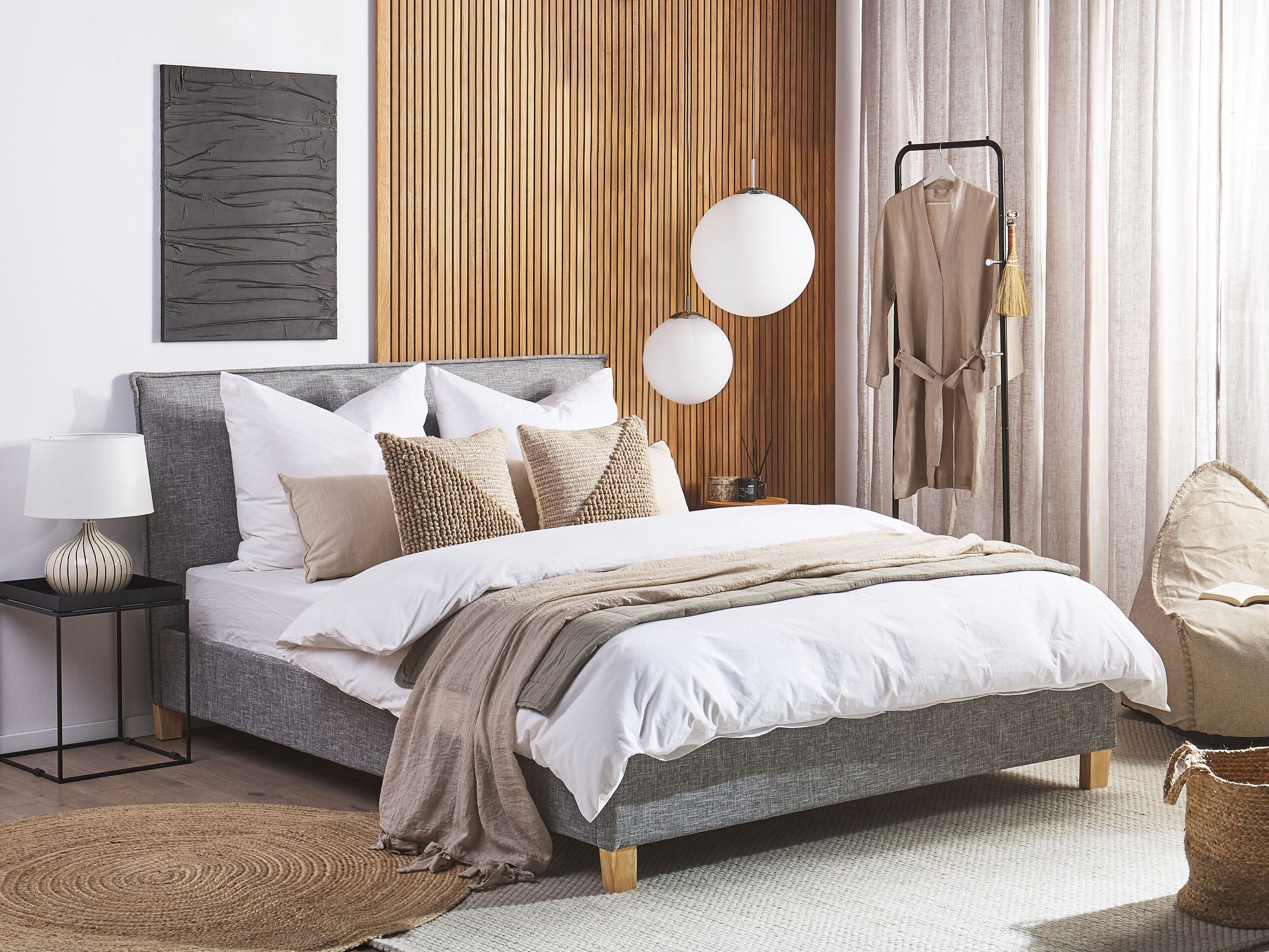 Postelja Berwyn 1121 (Siva)