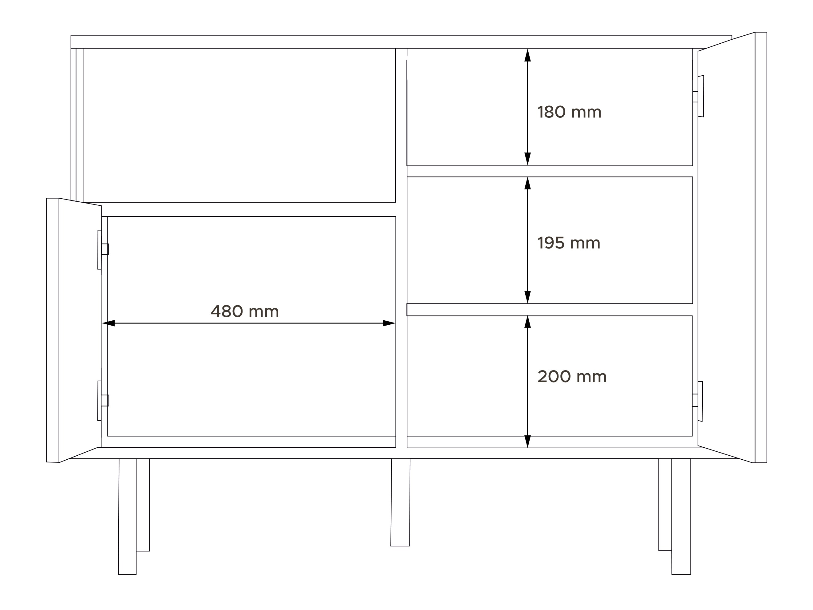 Omarica Corevaru 108 (Črna)