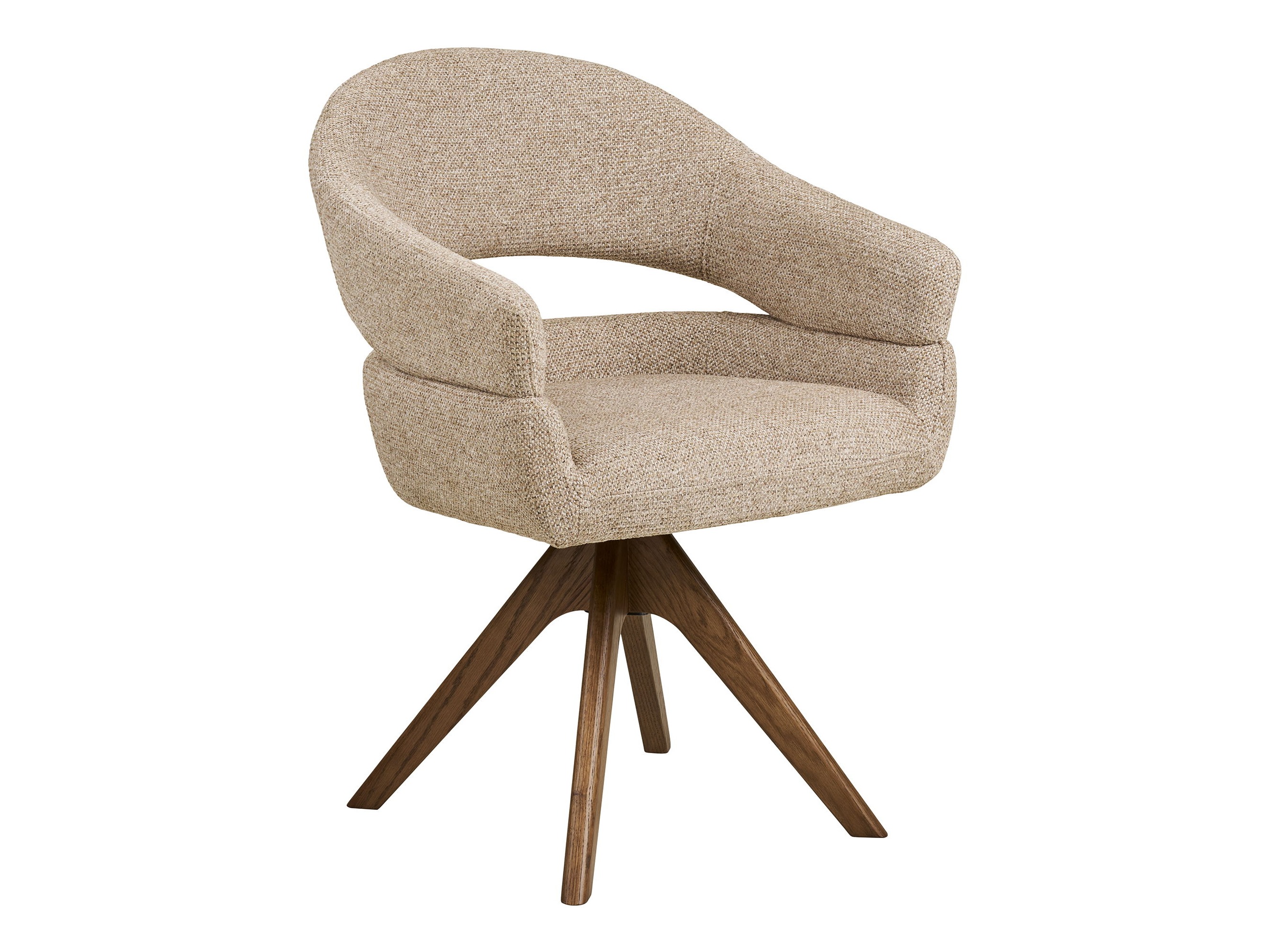 Stol Brea 239 (Bež + Temen hrast)