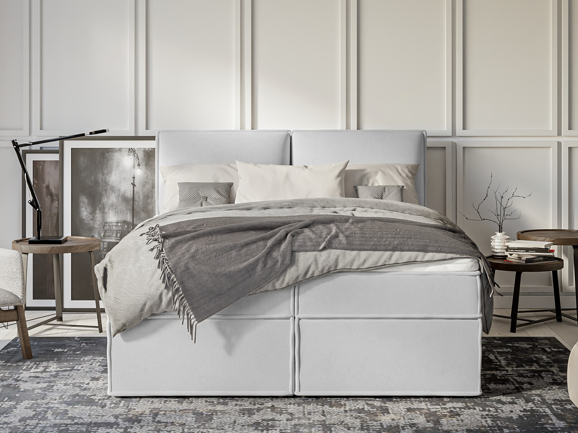 Boxspring postelja Rocklin 134 (Enjoy New 20)