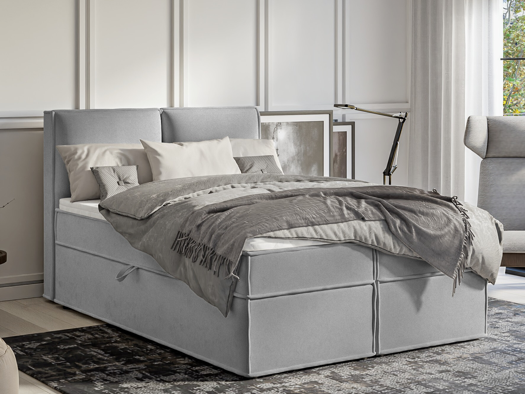 Boxspring postelja Rocklin 134 (Enjoy New 21)