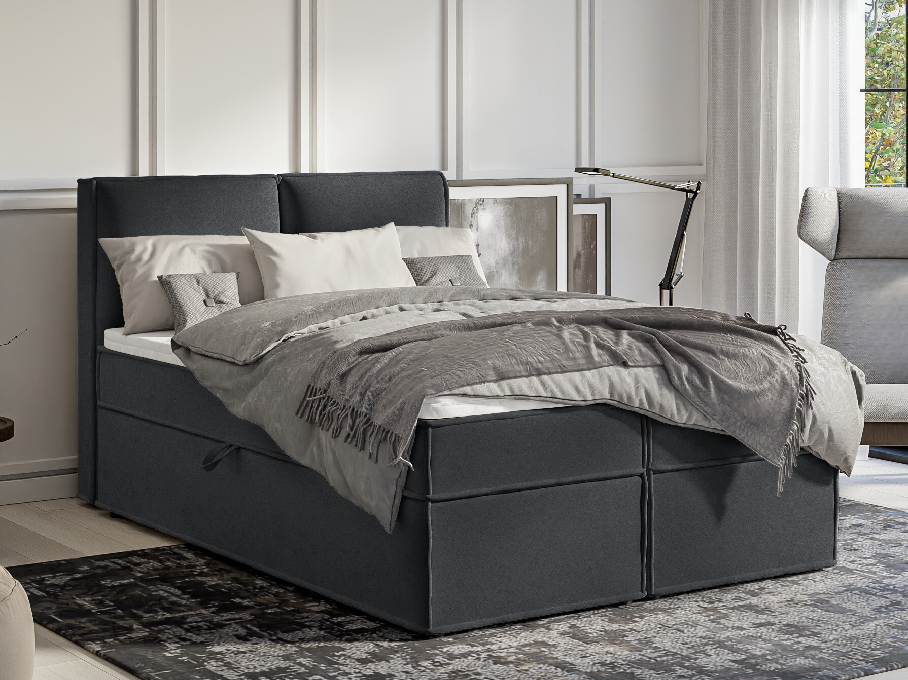 Boxspring postelja Rocklin 134 (Enjoy New 24)