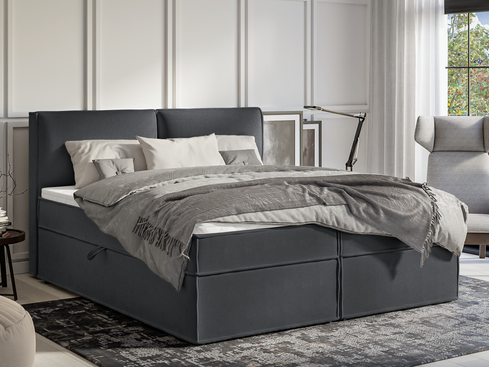Boxspring postelja Rocklin 134 (Enjoy New 24)