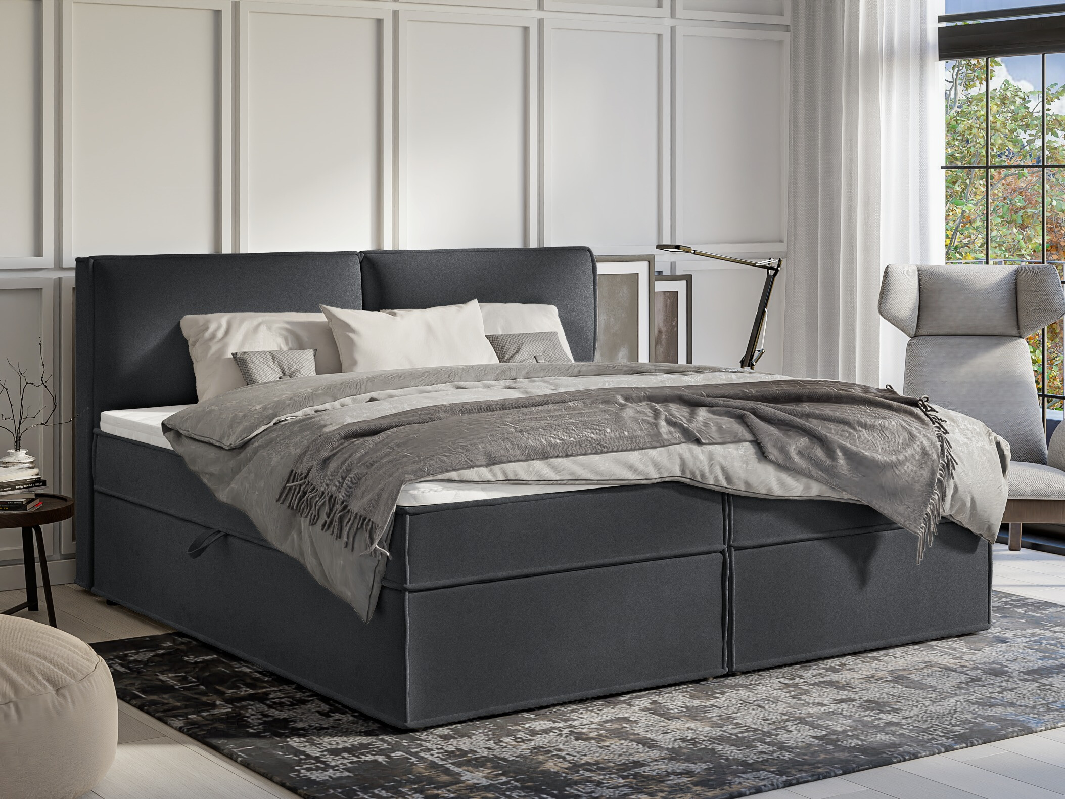Boxspring postelja Rocklin 134 (Enjoy New 24)