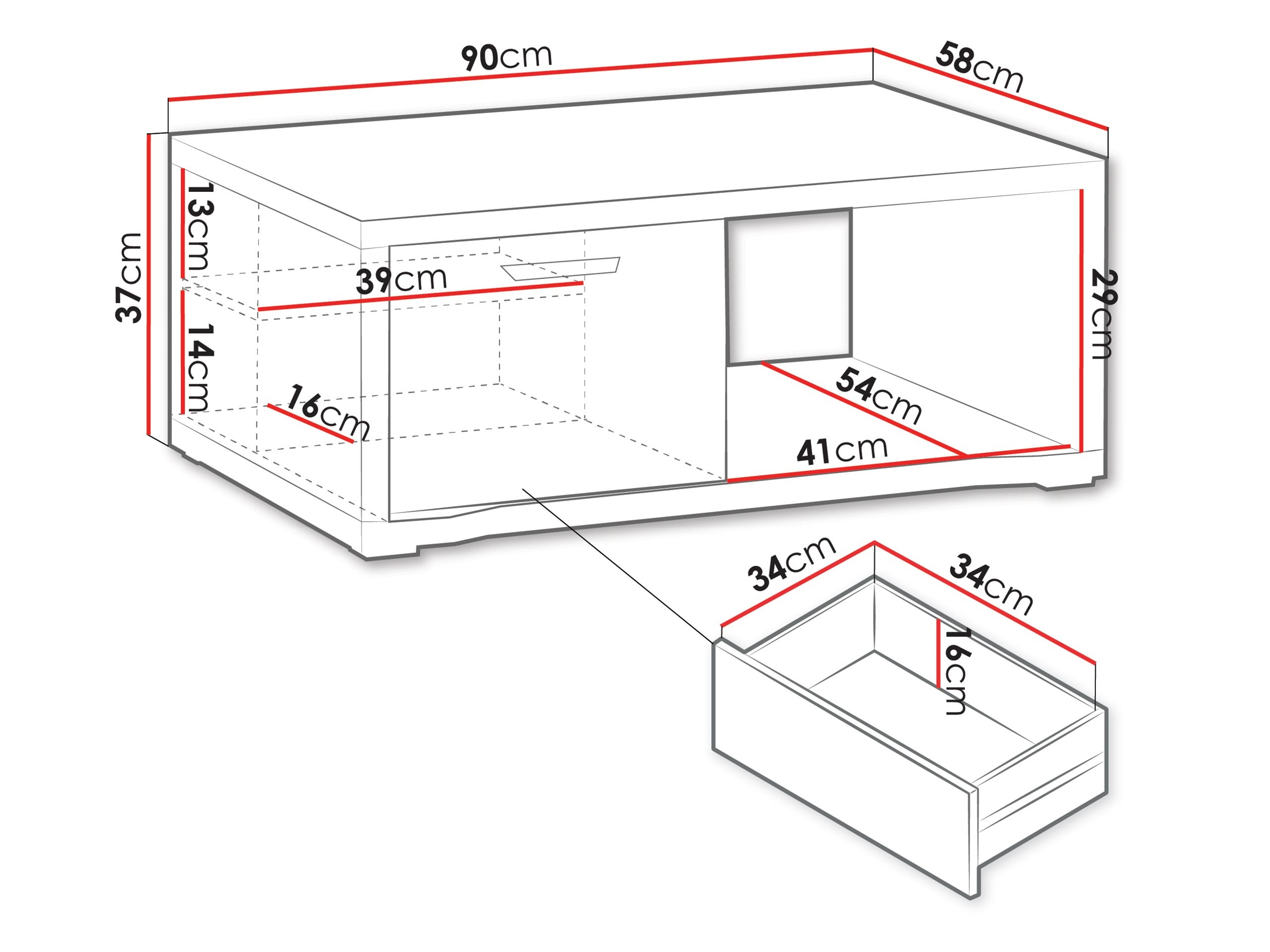 Klubska mizica Elisale 109