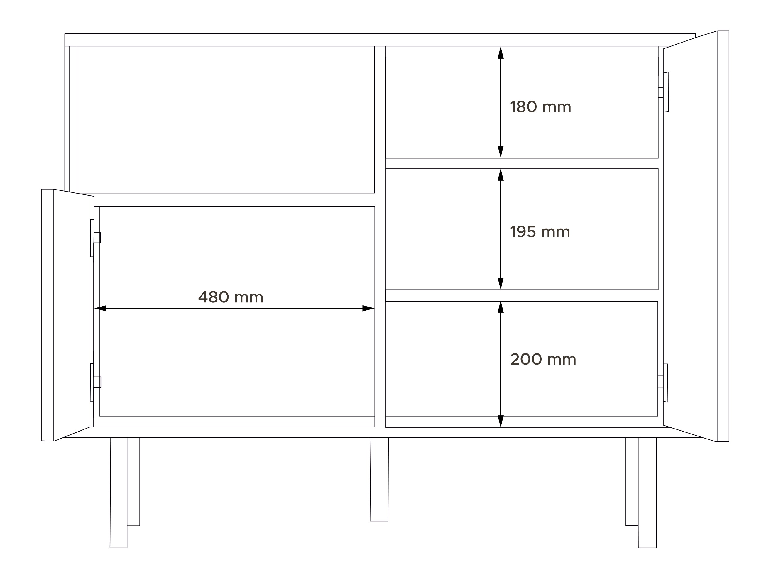 Omarica Corevaru 109 (Črna)