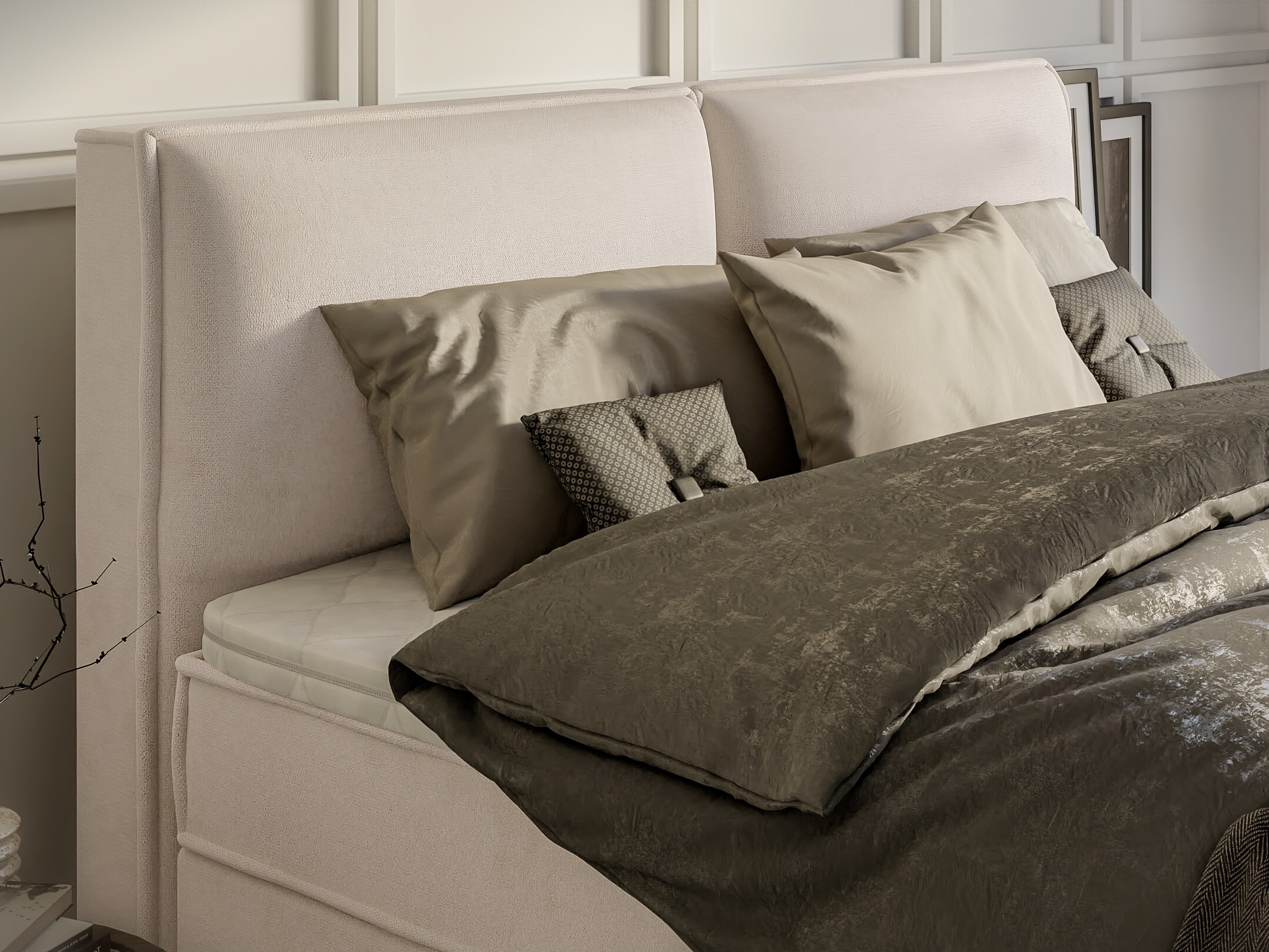 Boxspring postelja Rocklin 134 (Enjoy New 01)