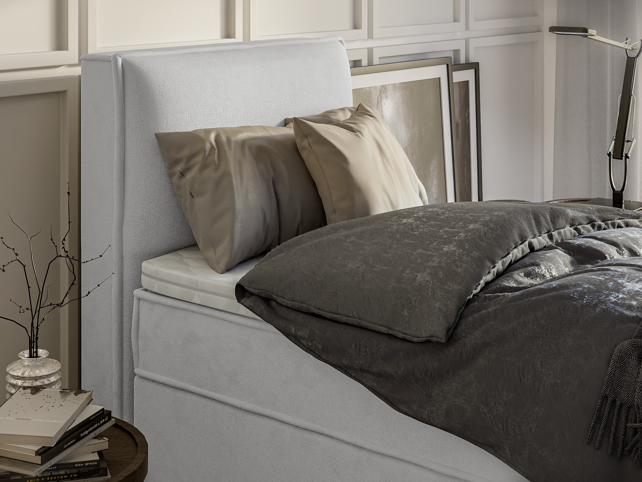 Boxspring postelja Rocklin 134 (Enjoy New 20)