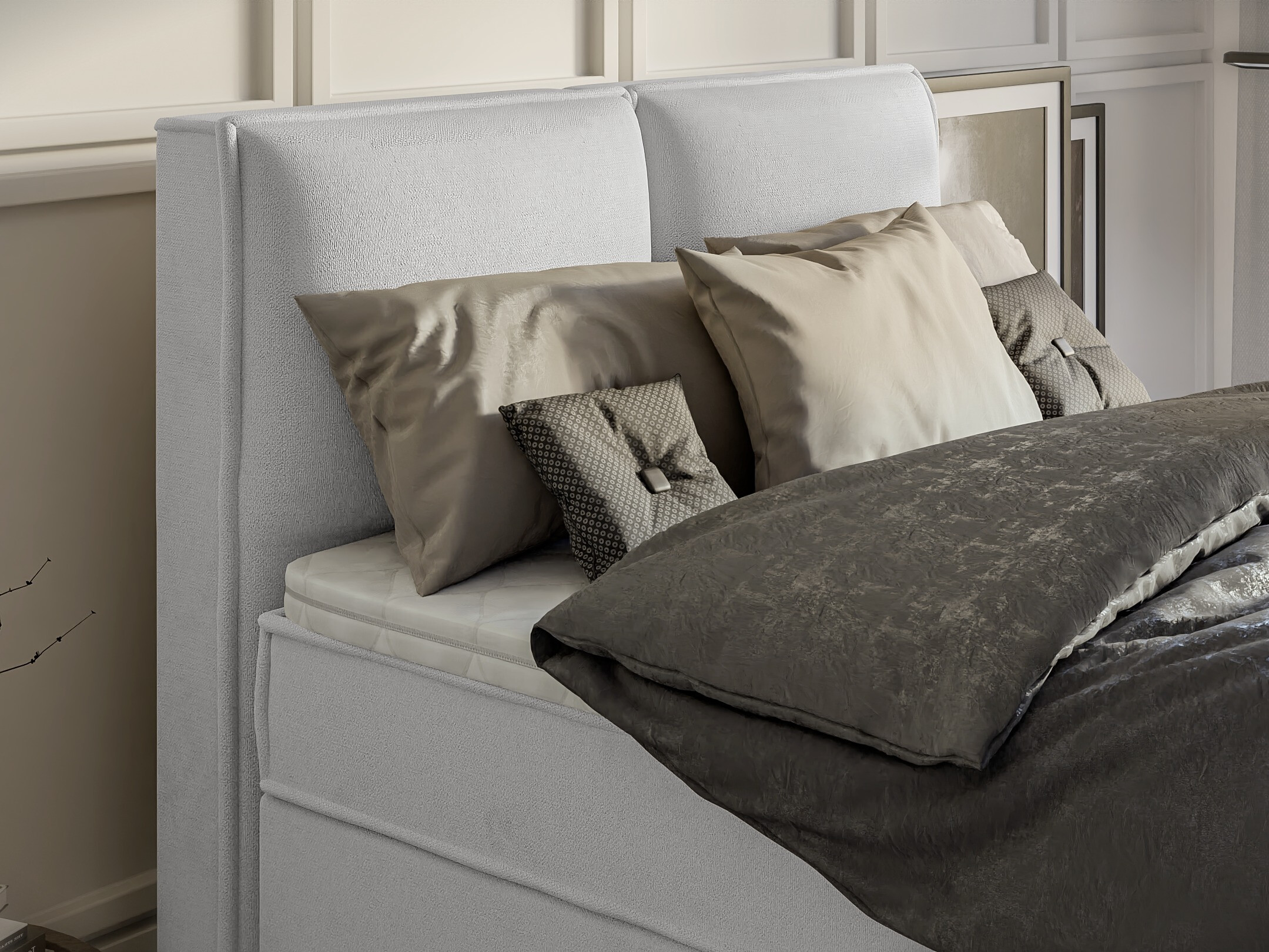 Boxspring postelja Rocklin 134 (Enjoy New 20)