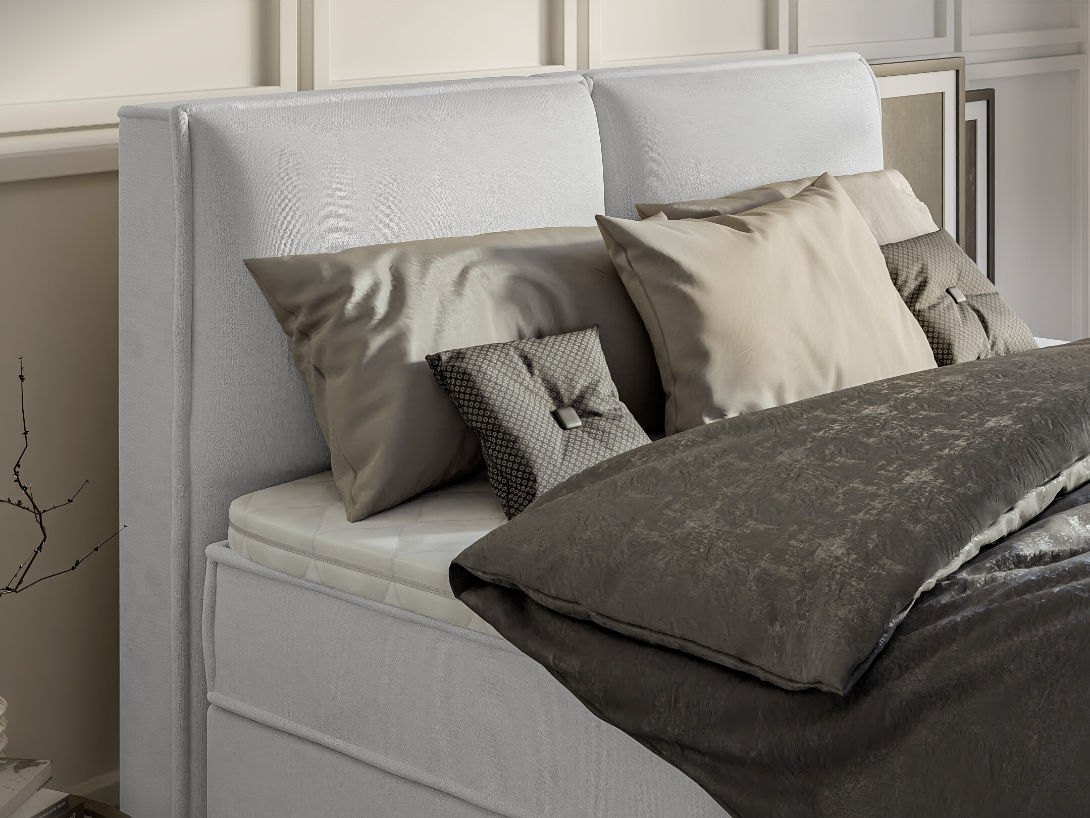 Boxspring postelja Rocklin 134 (Enjoy New 20)