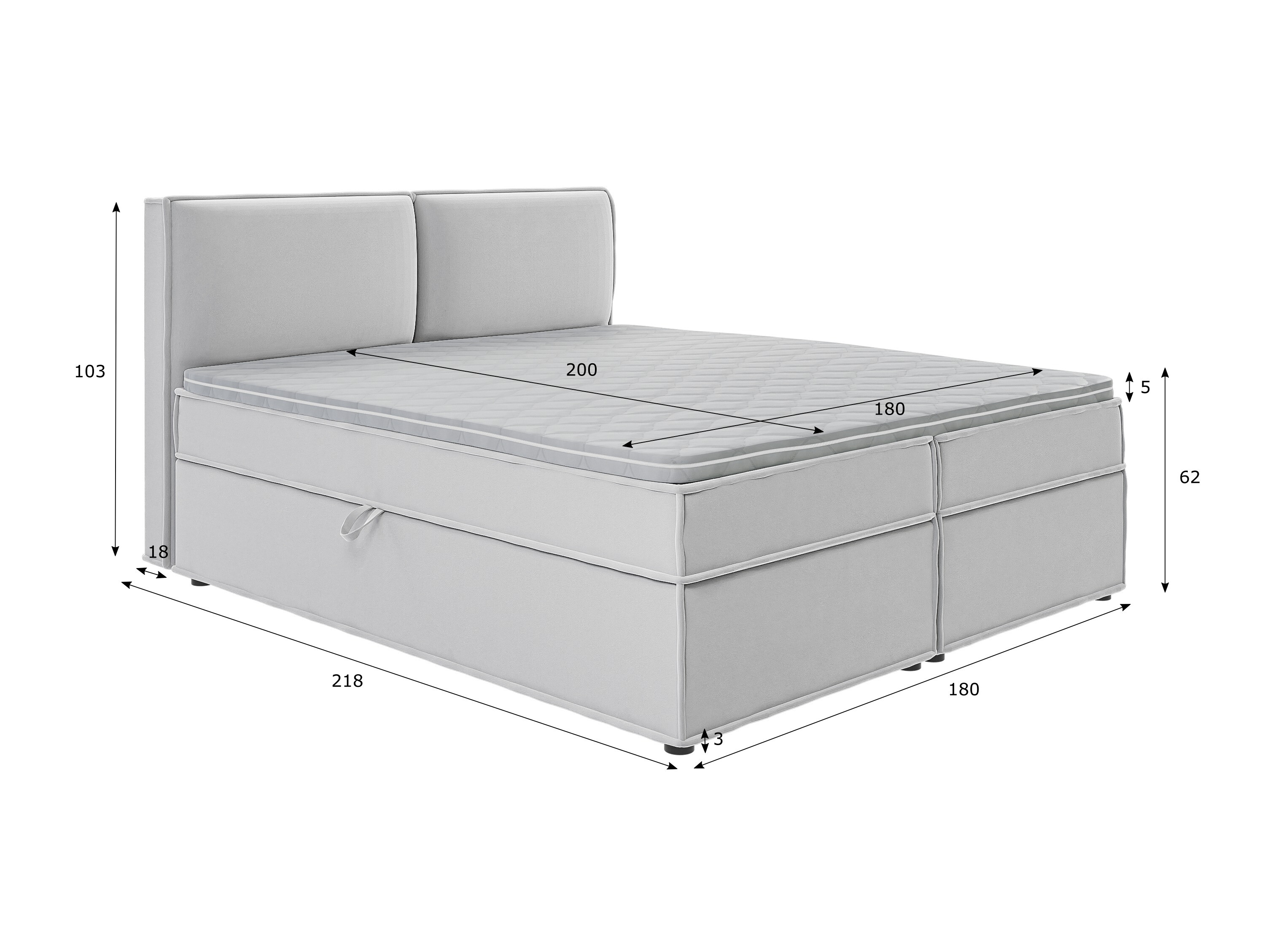 Boxspring postelja Rocklin 134 (Enjoy New 20)