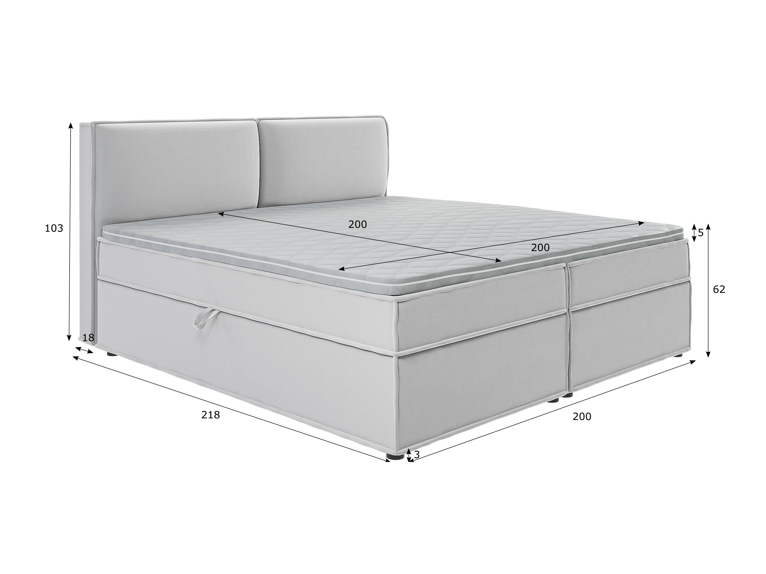 Boxspring postelja Rocklin 134 (Enjoy New 20)