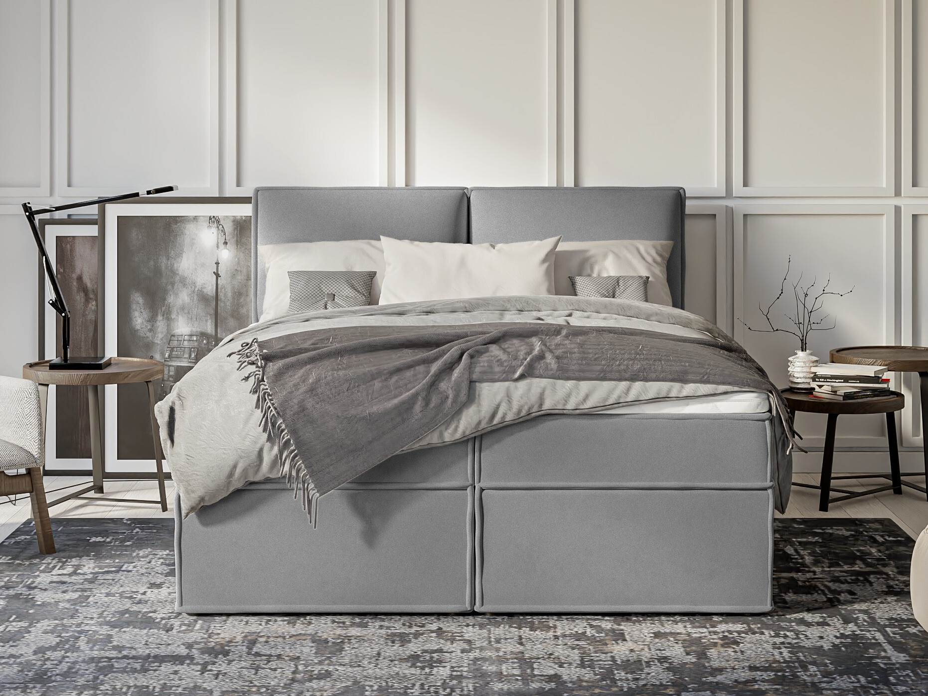 Boxspring postelja Rocklin 134 (Enjoy New 21)