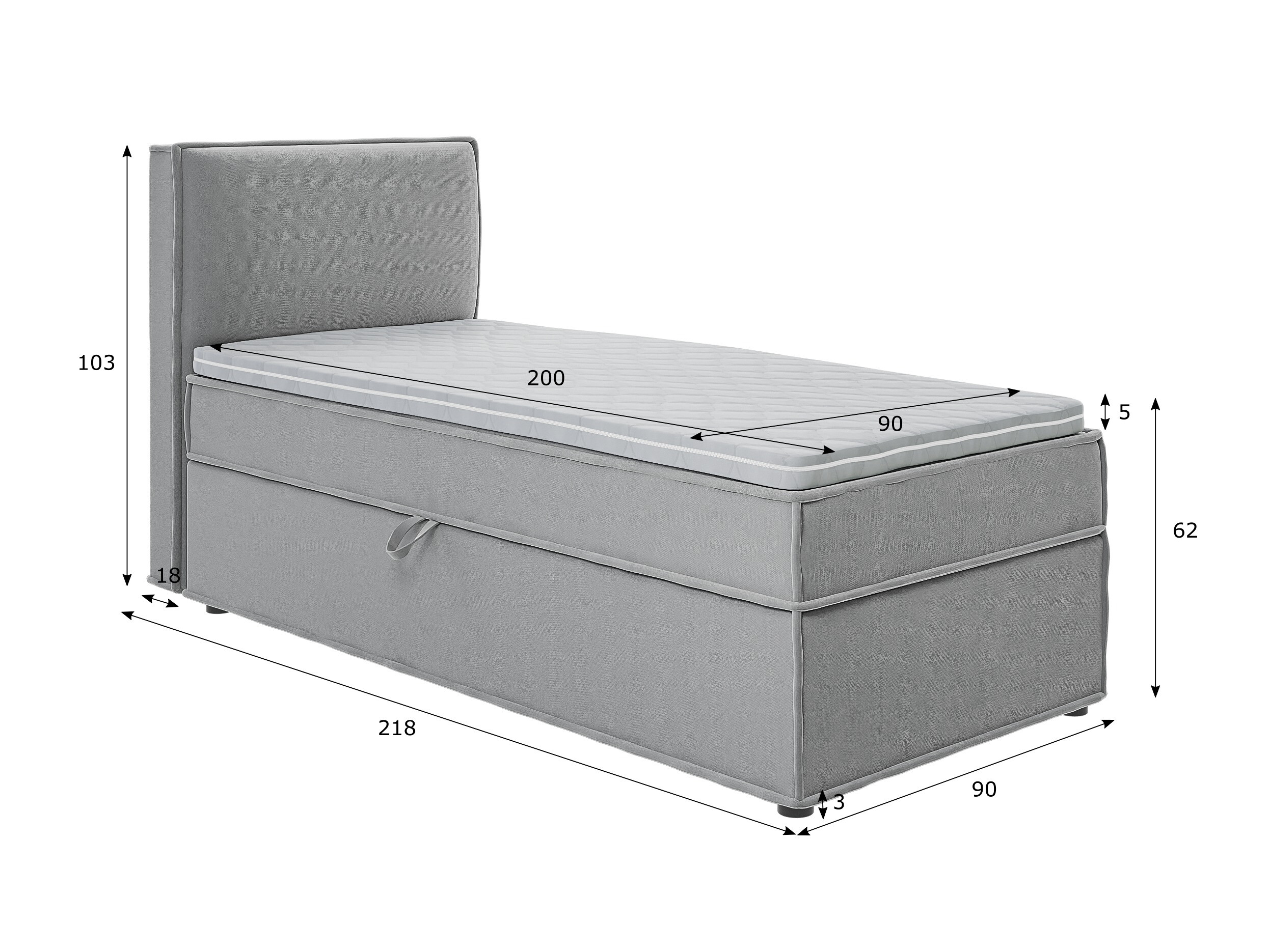 Boxspring postelja Rocklin 134 (Enjoy New 21)