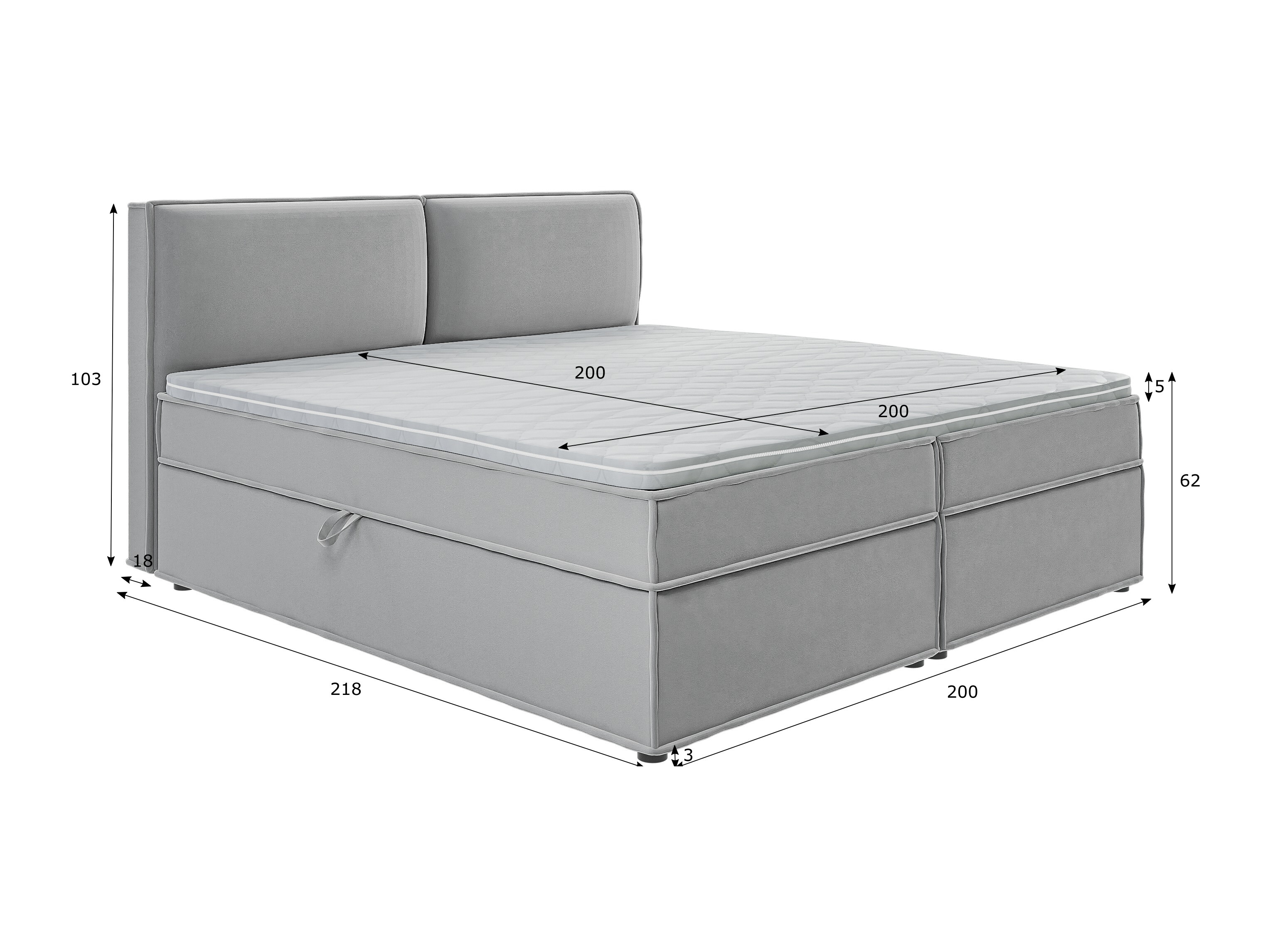 Boxspring postelja Rocklin 134 (Enjoy New 21)