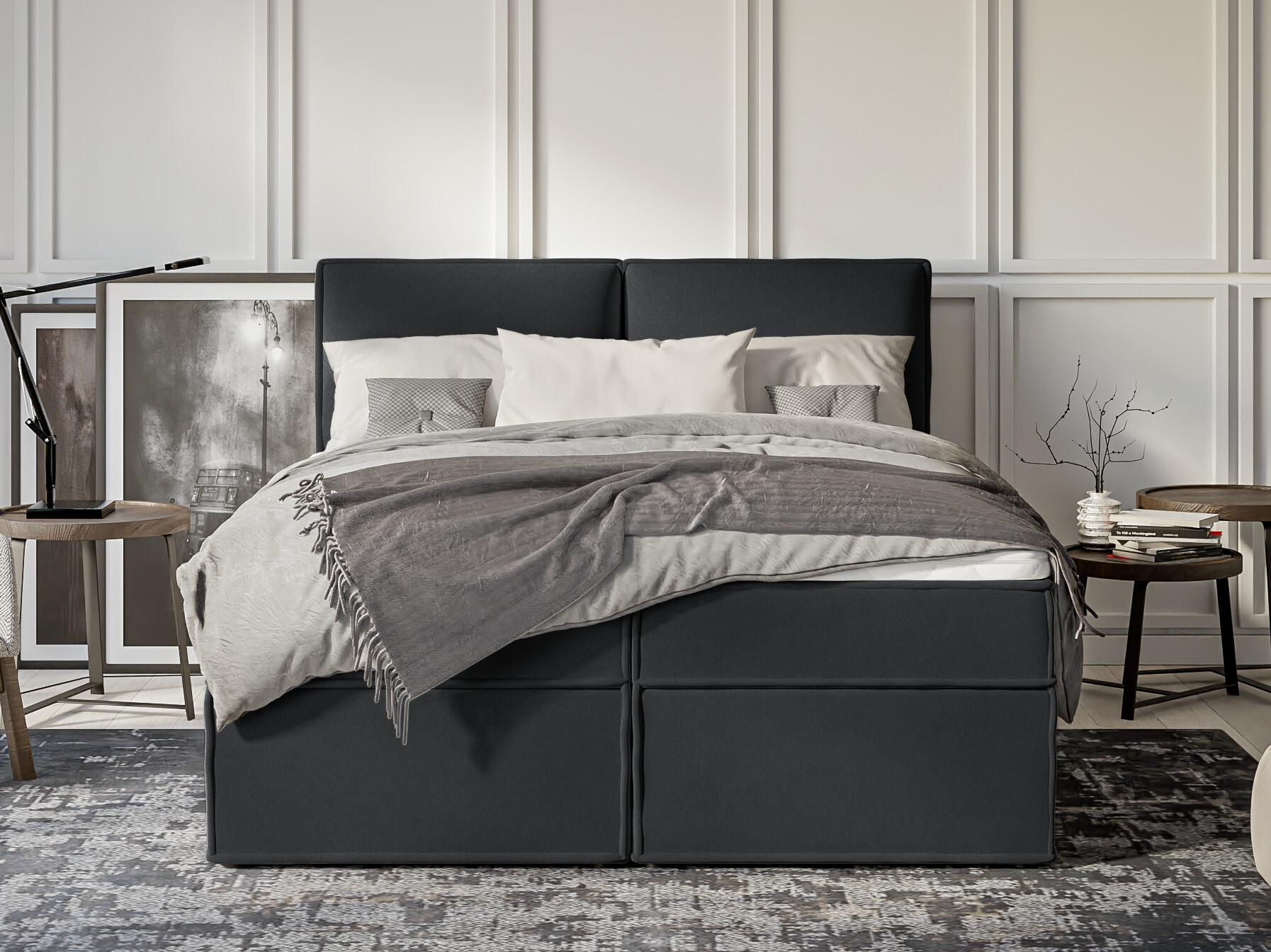 Boxspring postelja Rocklin 134 (Enjoy New 24)