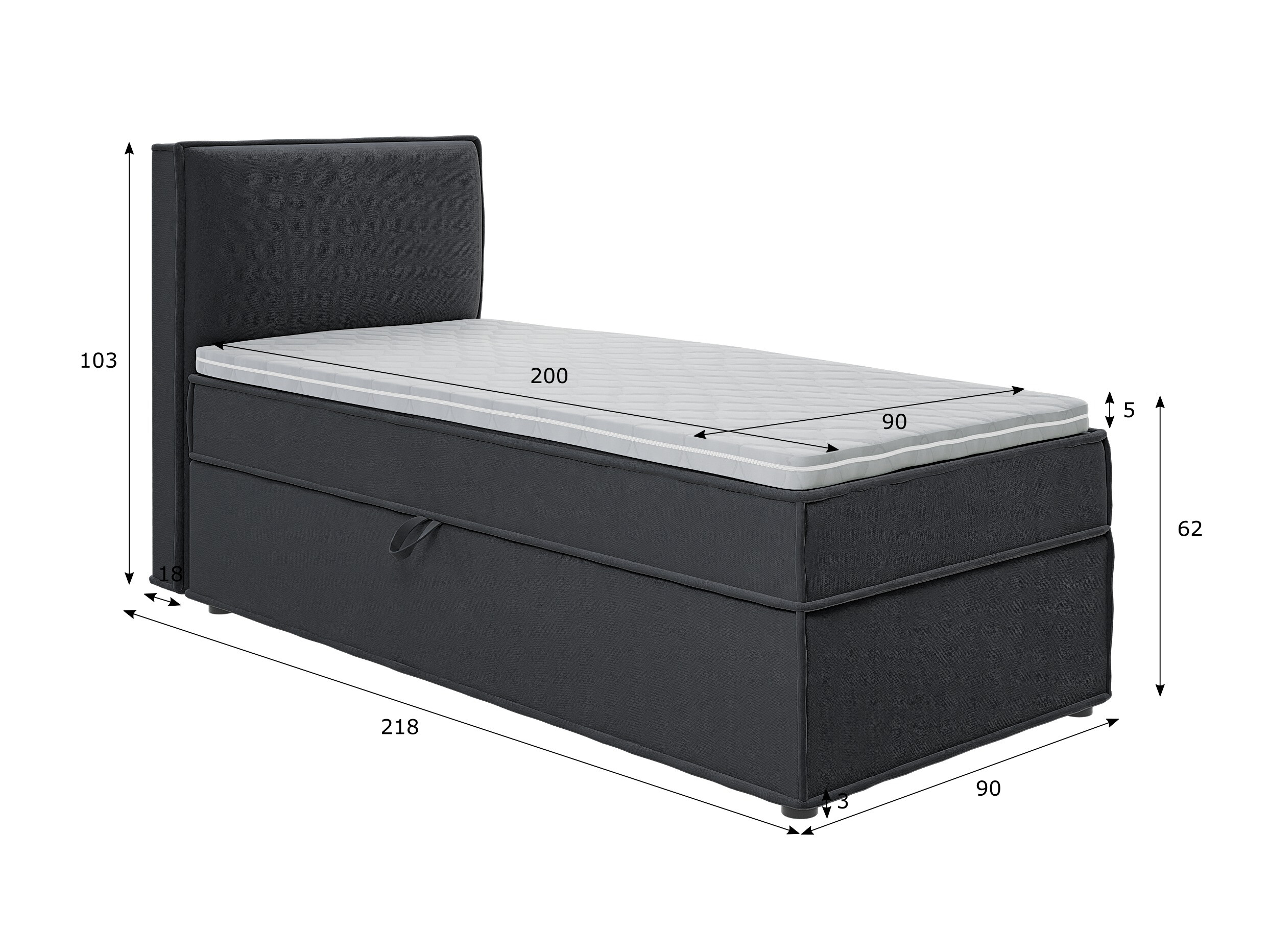 Boxspring postelja Rocklin 134 (Enjoy New 24)