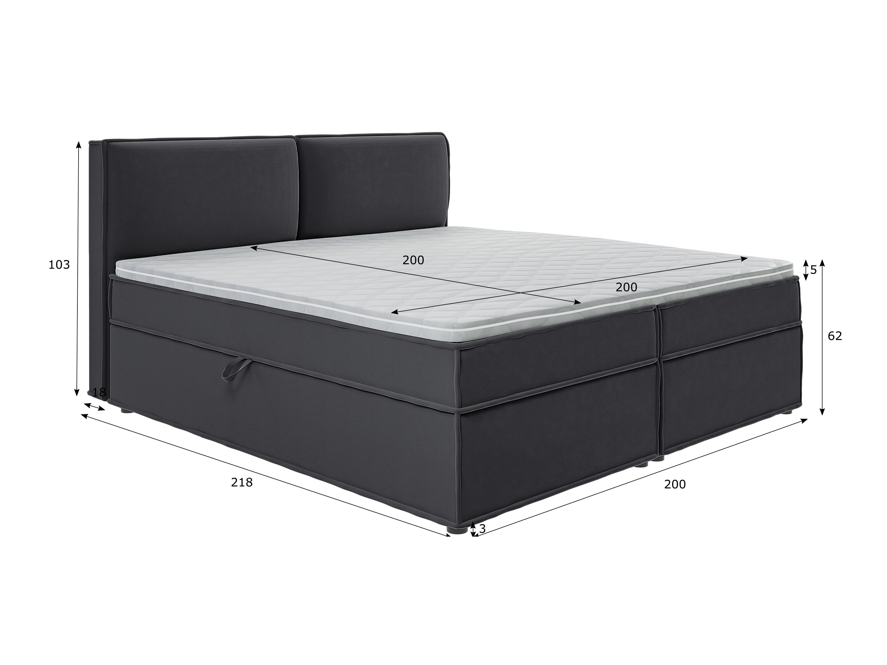 Boxspring postelja Rocklin 134 (Enjoy New 24)