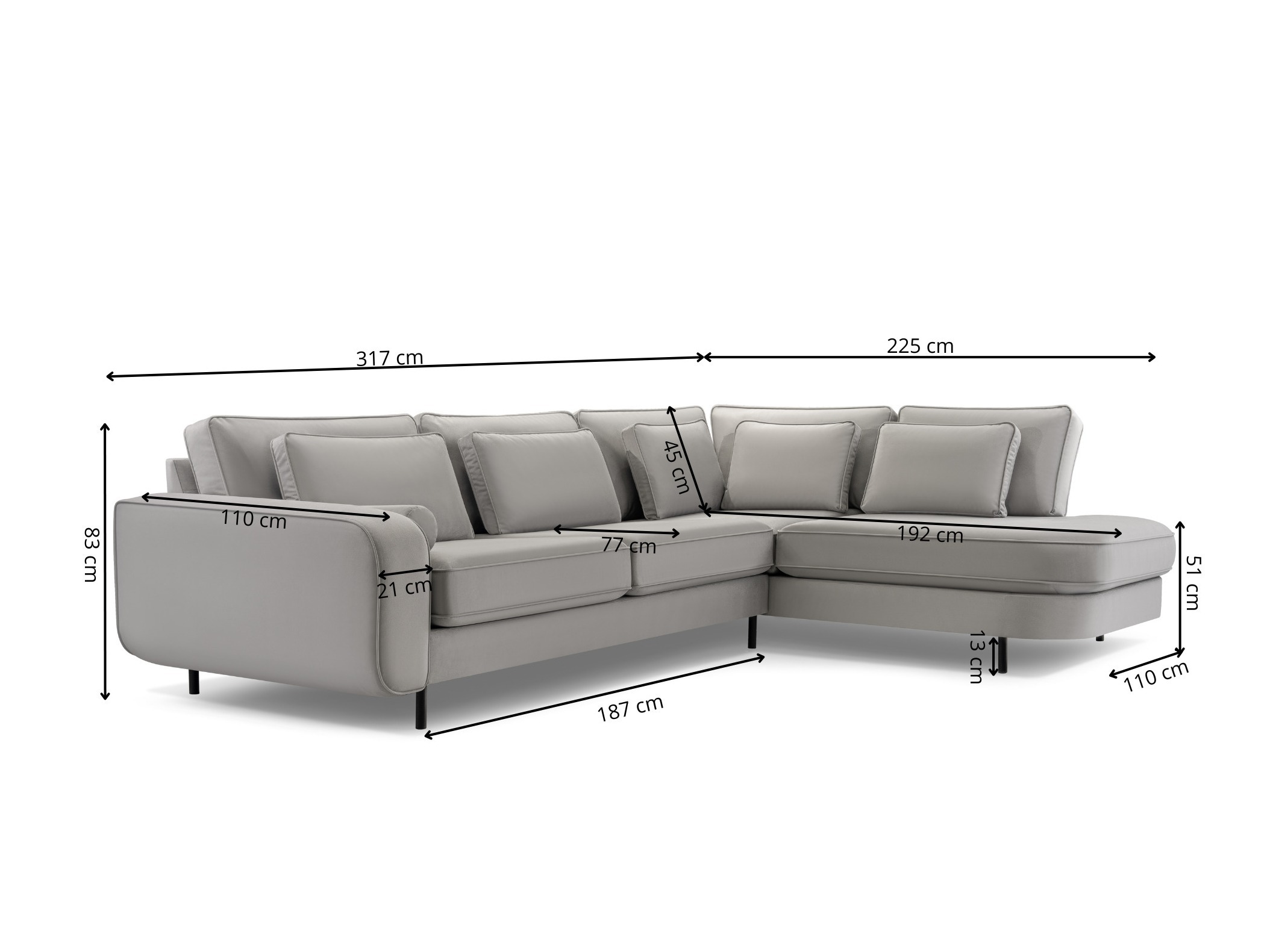 Kotna garnitura Lufkin 158 (Modo 2301)