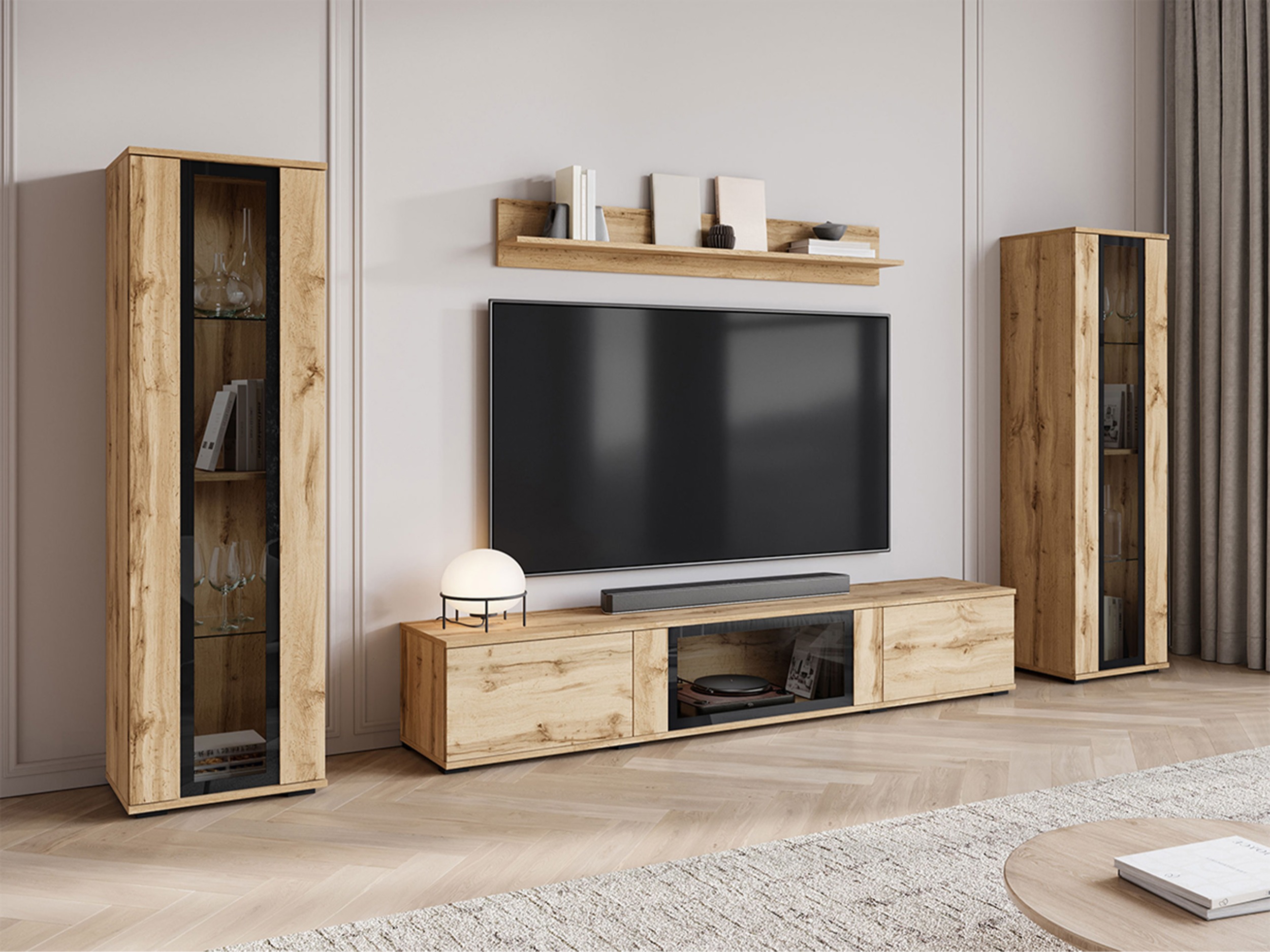 Komplet za dnevno sobo Torcame 103 (Wotan hrast)