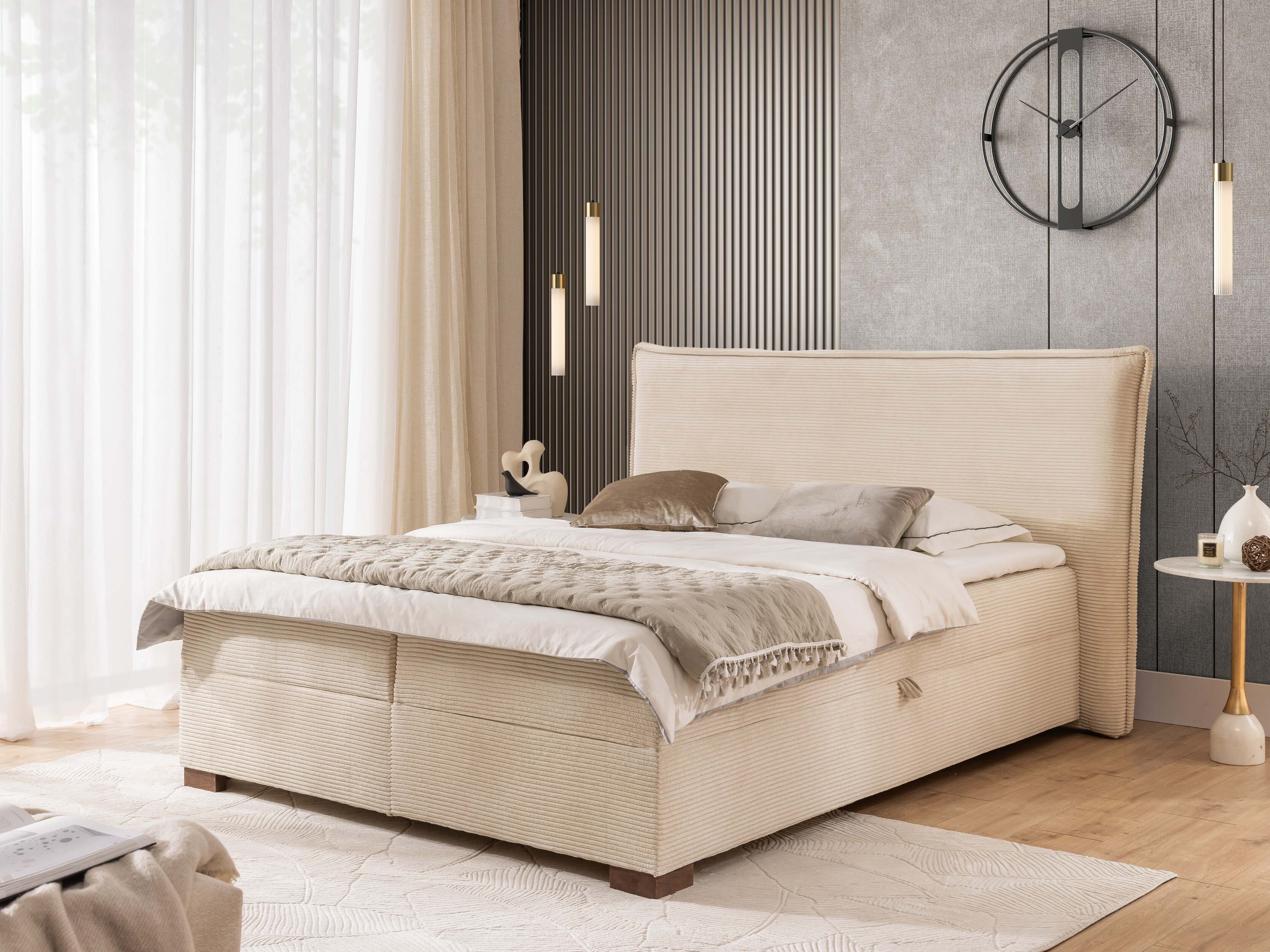 Boxspring postelja Rocklin 135 (Lincoln 03)