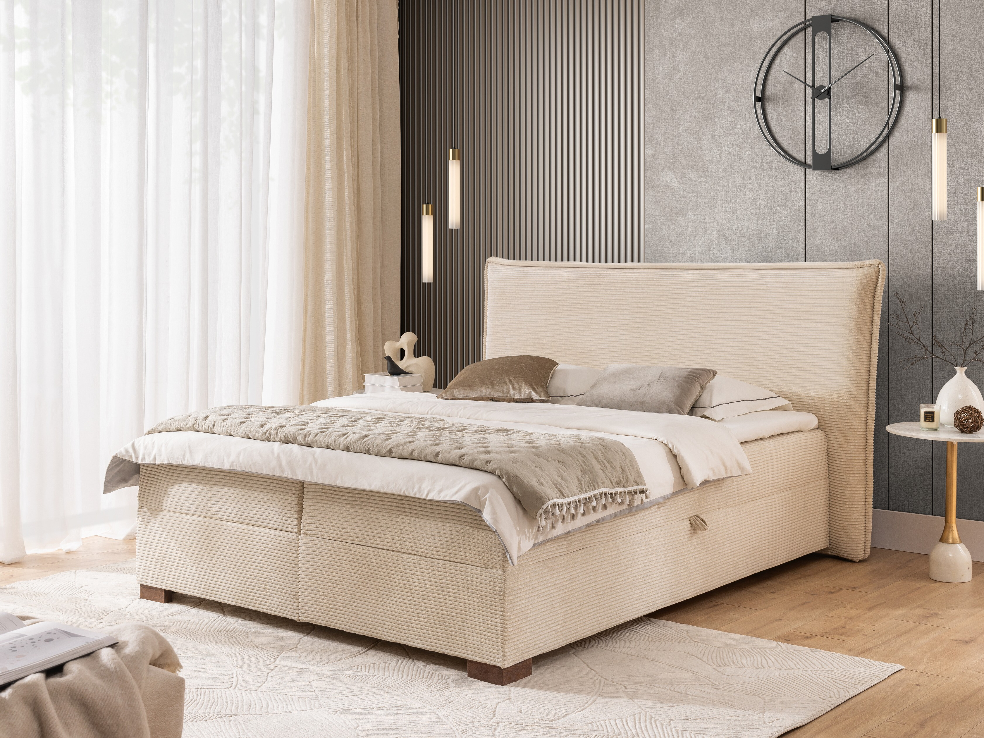 Boxspring postelja Rocklin 135 (Lincoln 03)