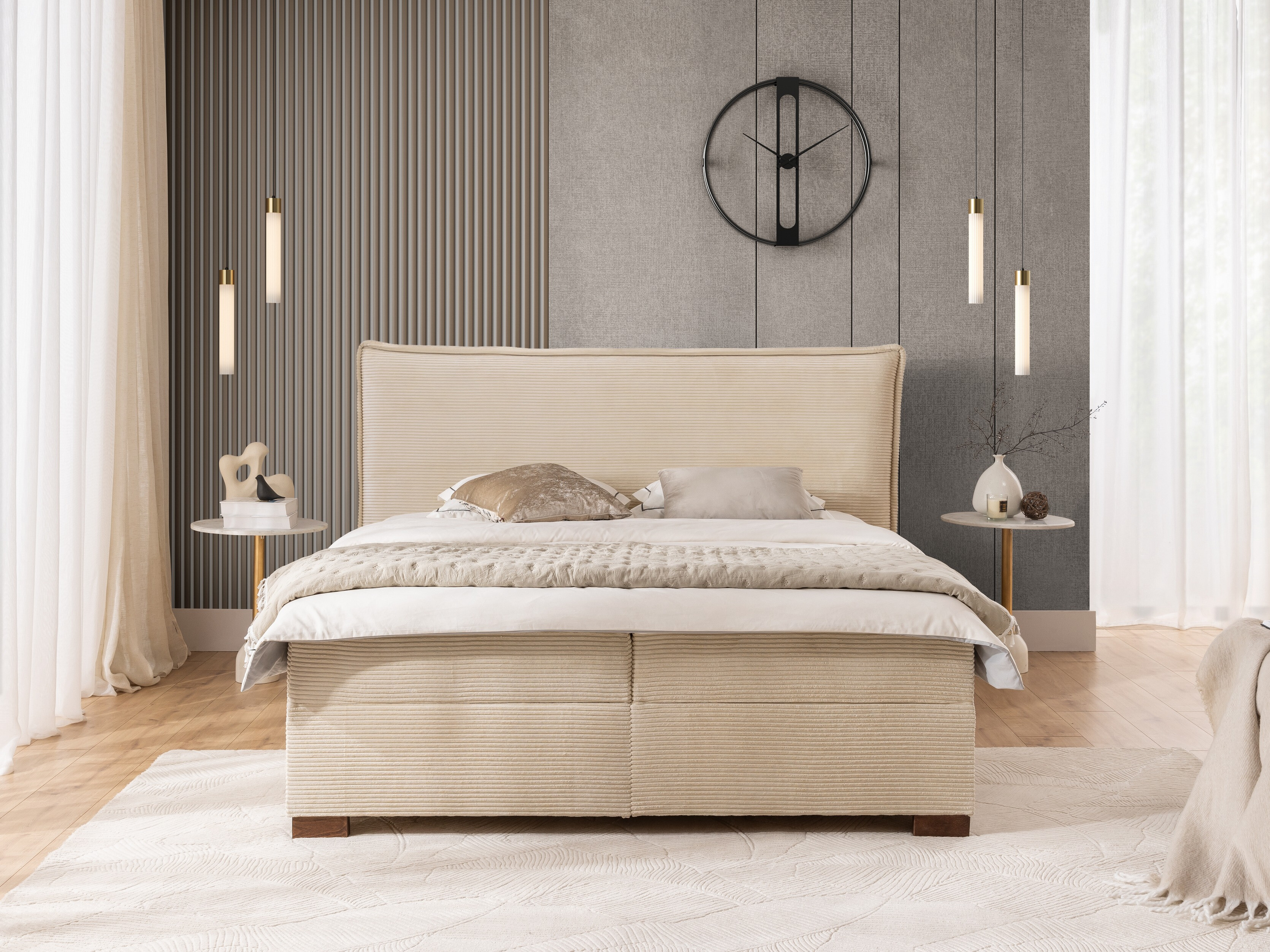 Boxspring postelja Rocklin 135 (Lincoln 03)