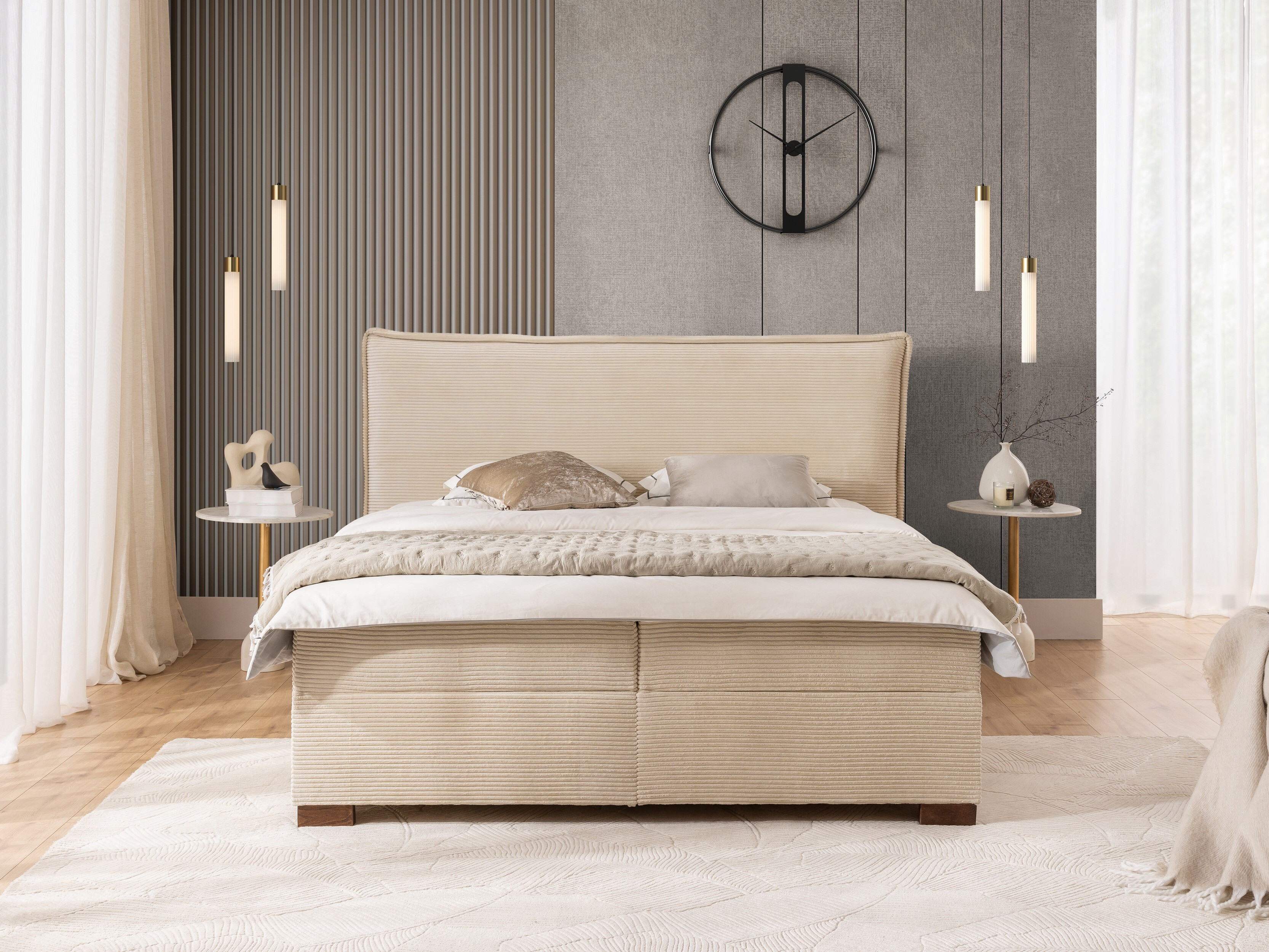 Boxspring postelja Rocklin 135 (Lincoln 03)