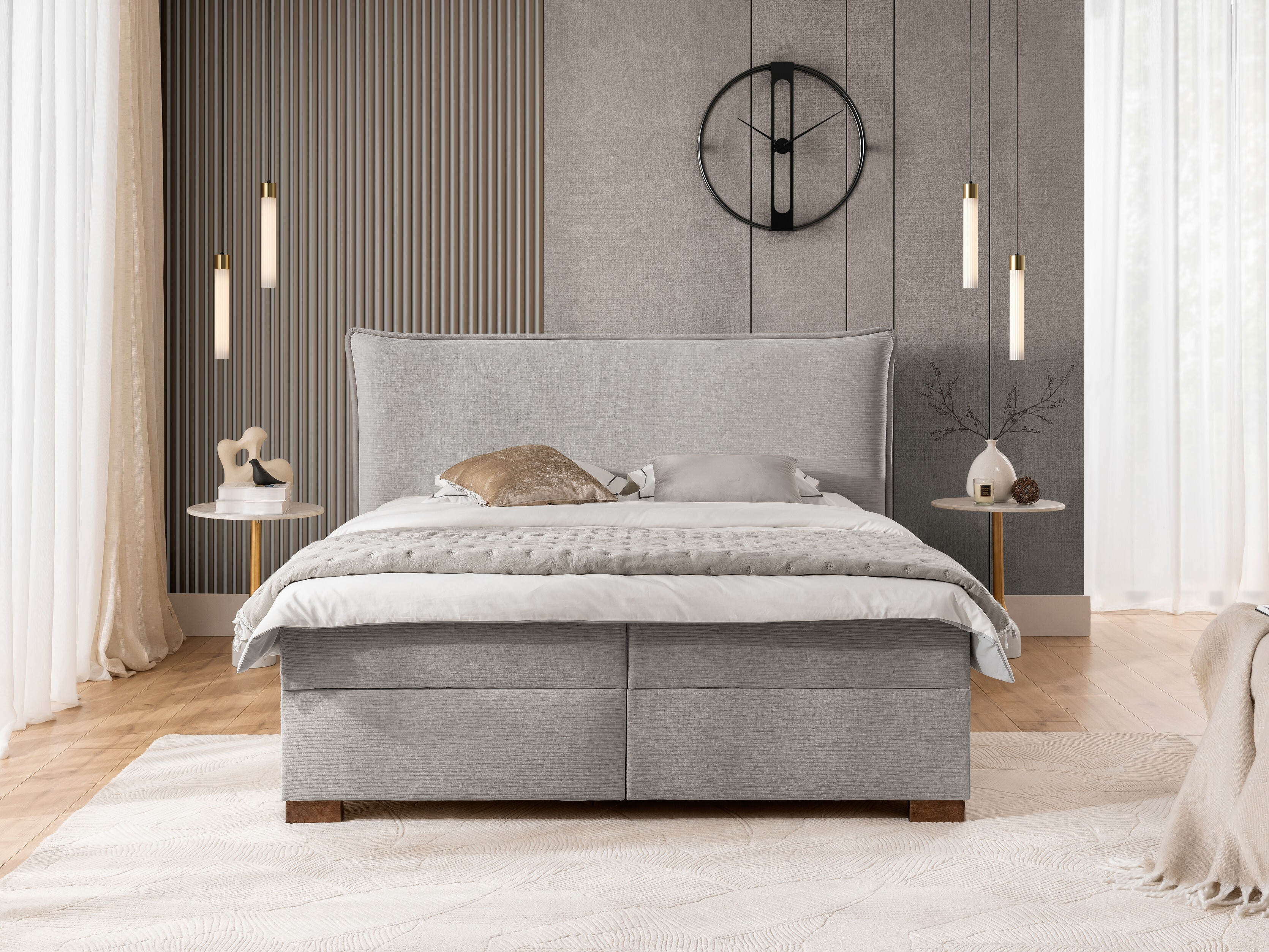 Boxspring postelja Rocklin 135 (Maranta 18)