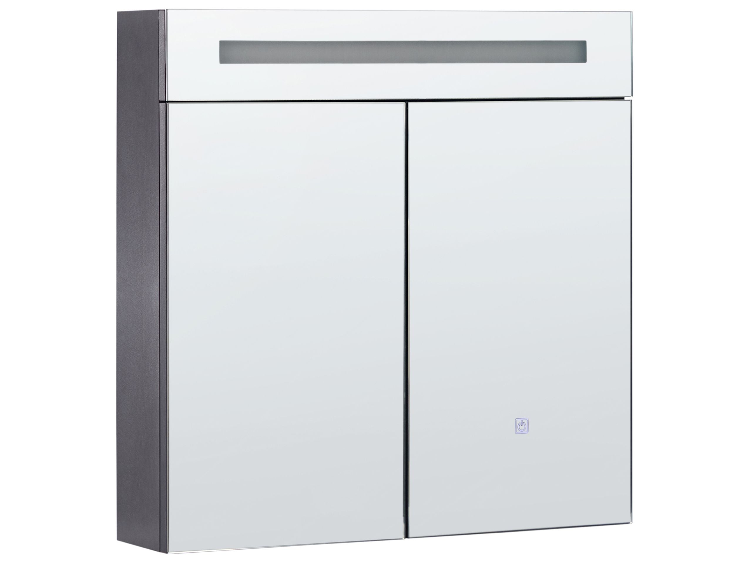 Kopalniška omarica z ogledalom Berwyn 2154 (Črna)