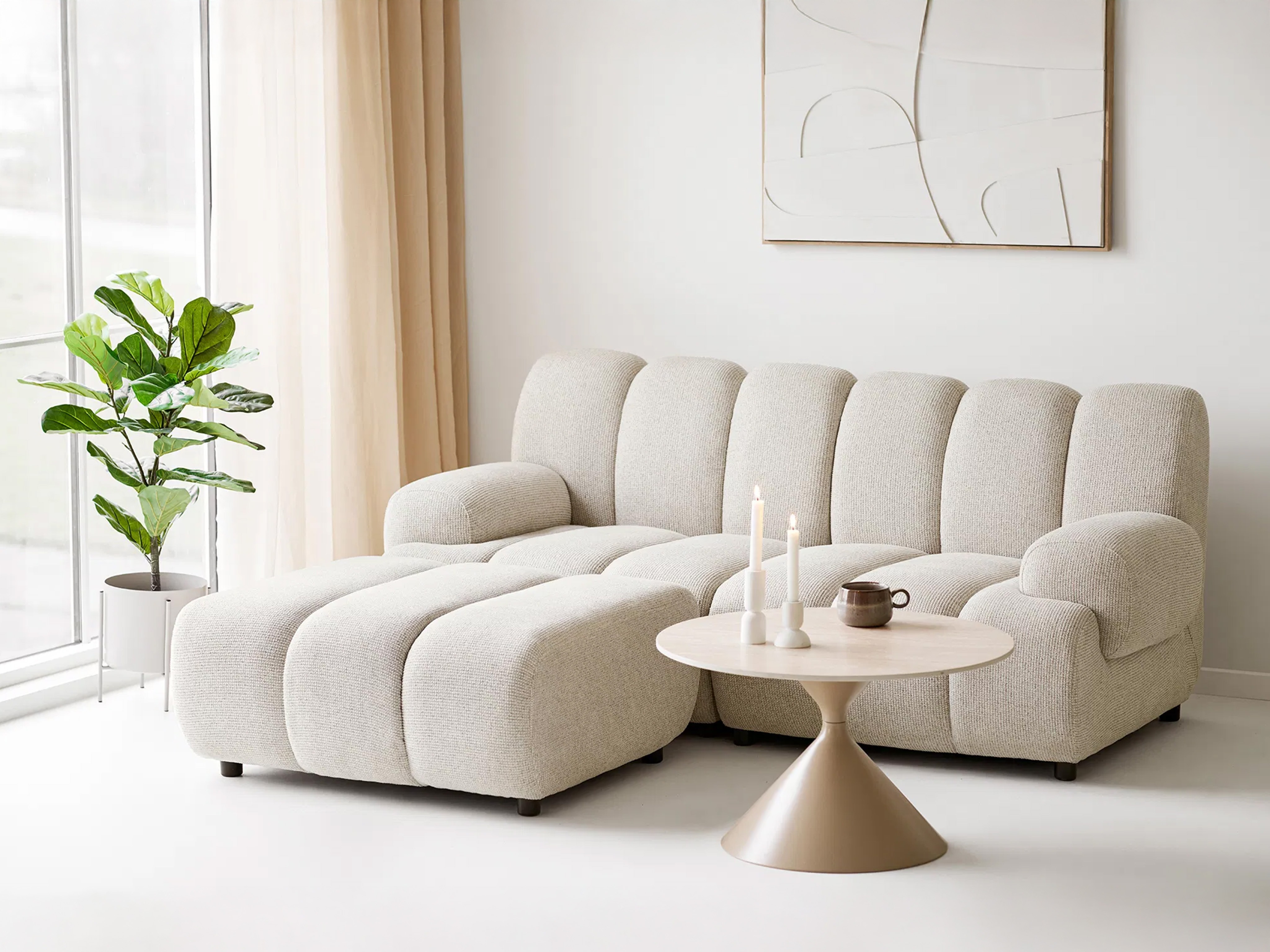 Modularna kotna sedežna garnitura Tenlire 104