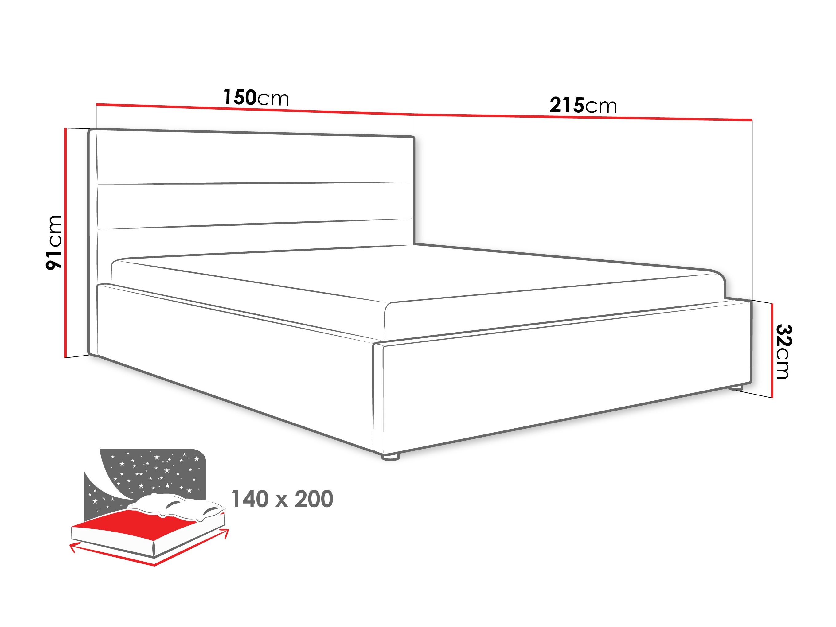 Postelja Comfivo Fabos (Hlr 19)
