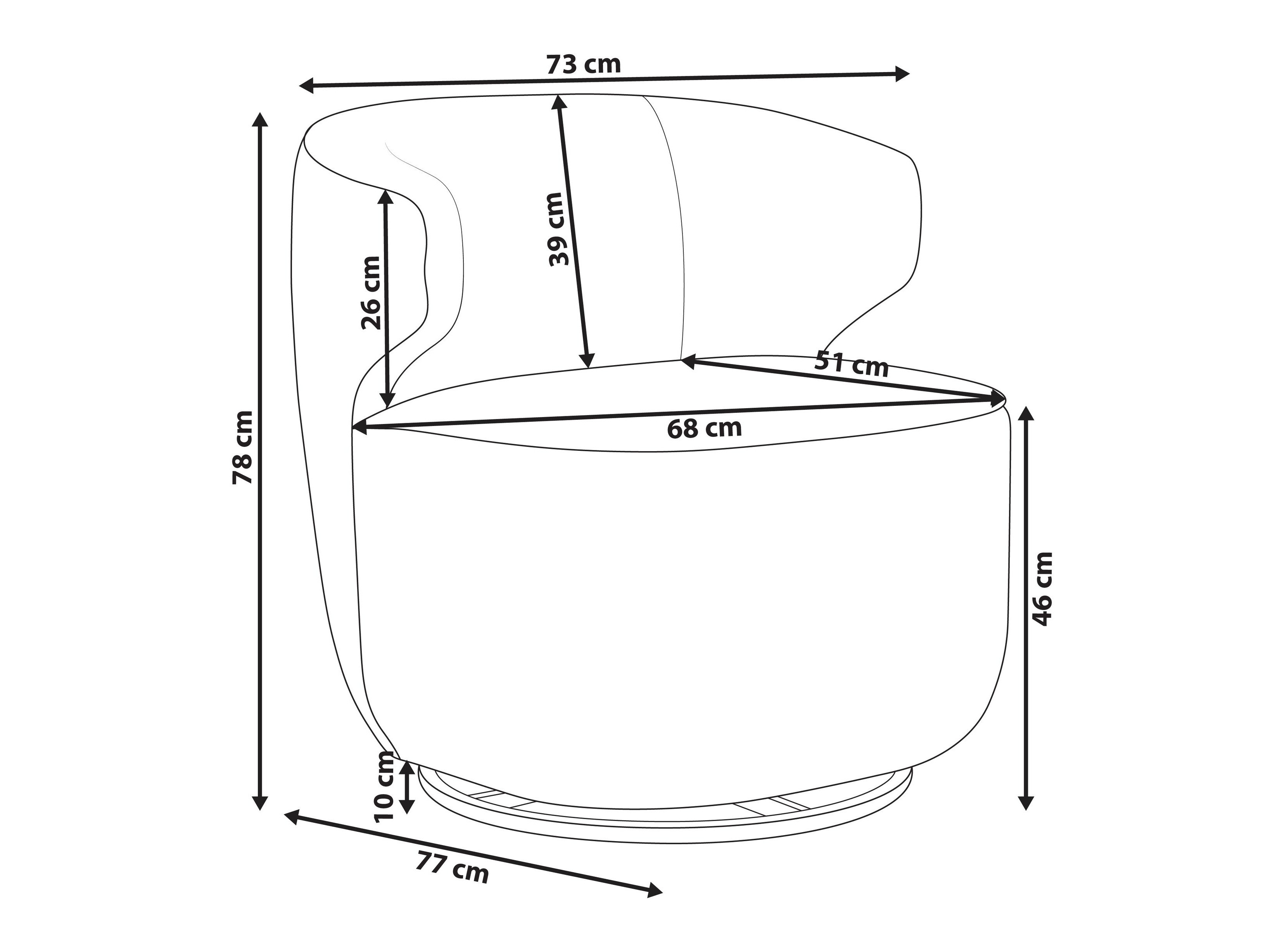 Fotelj Berwyn 3000 (Svetlo bež)