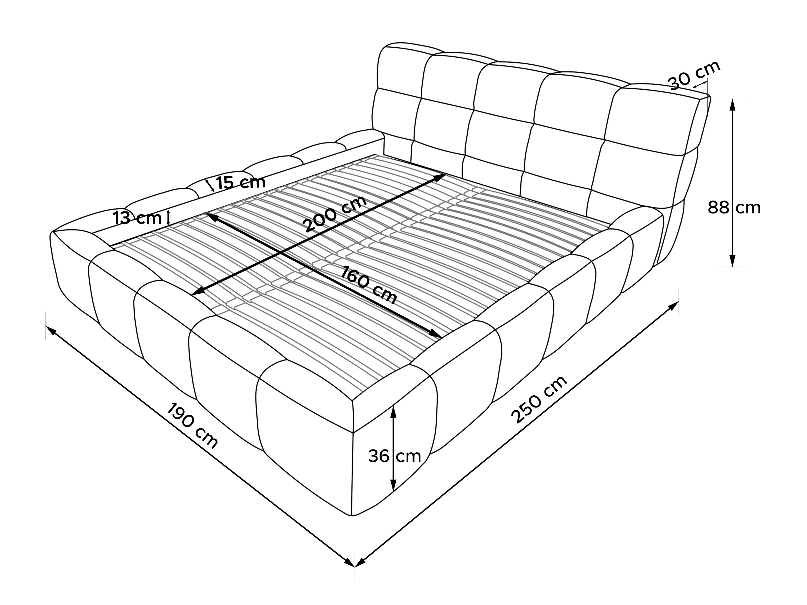 Postelja Temecula 128 (Memphis 11)