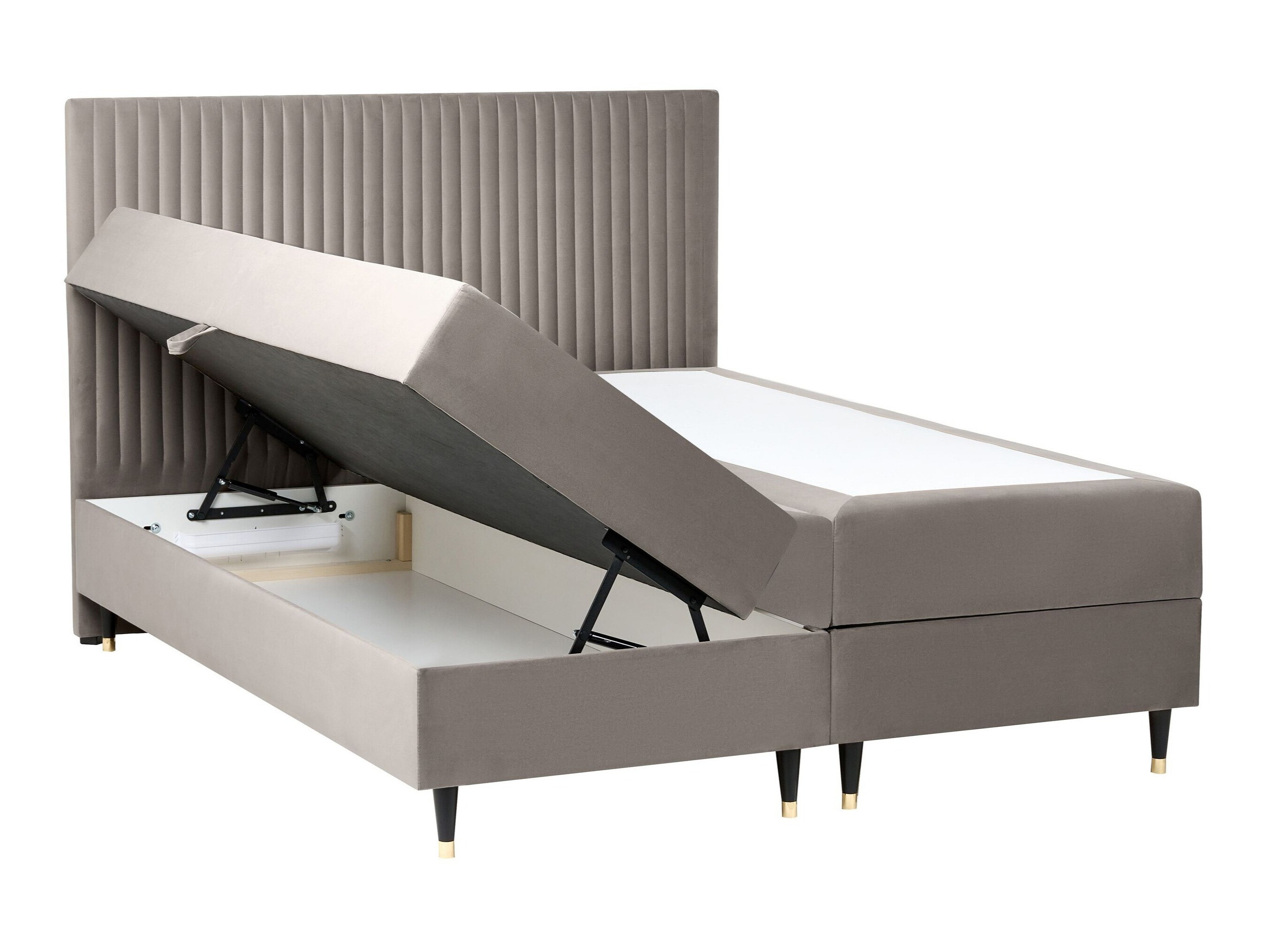 Boxspring postelja Berwyn 2969 (Taupe)