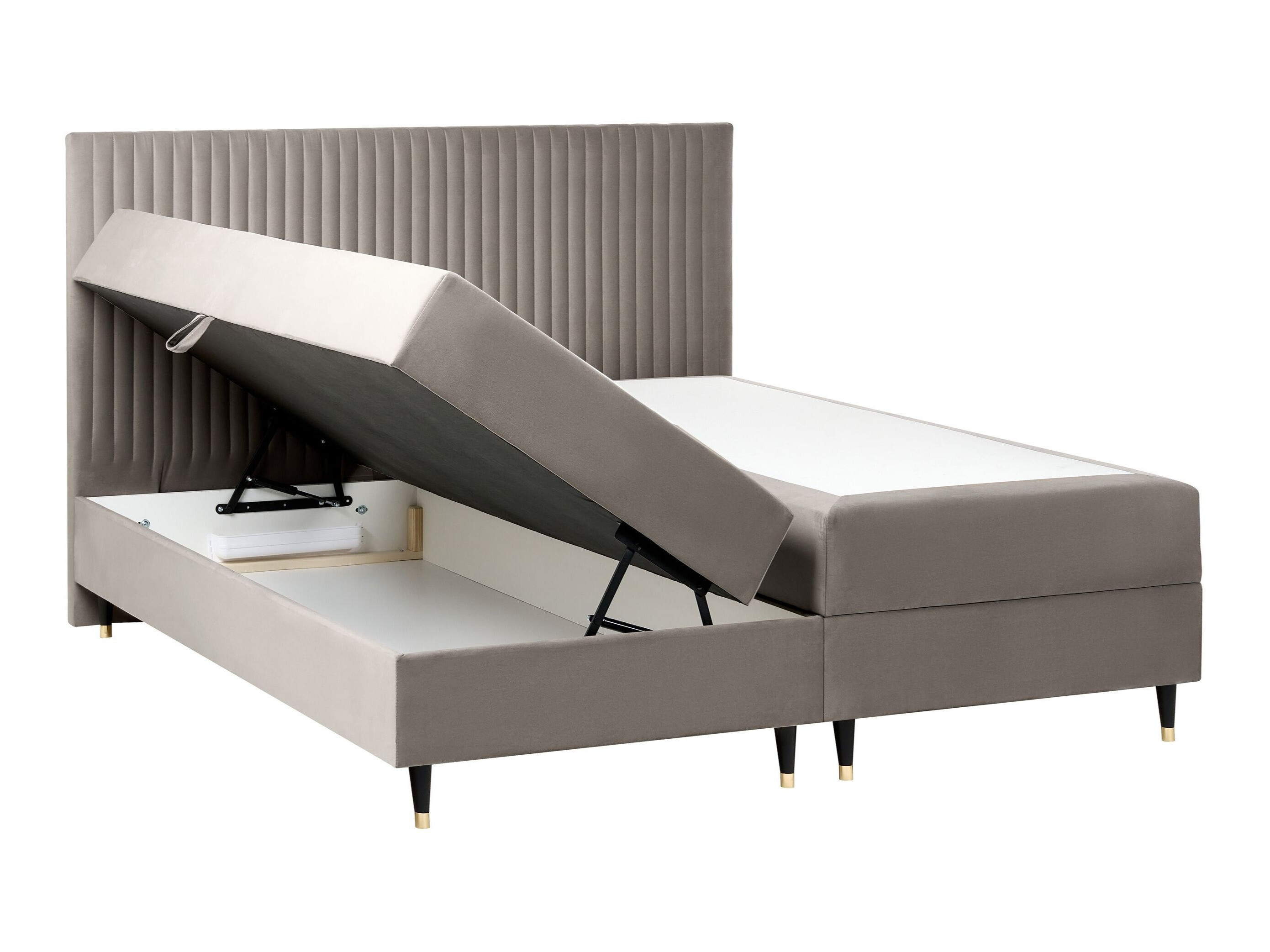 Boxspring postelja Berwyn 2969 (Taupe)